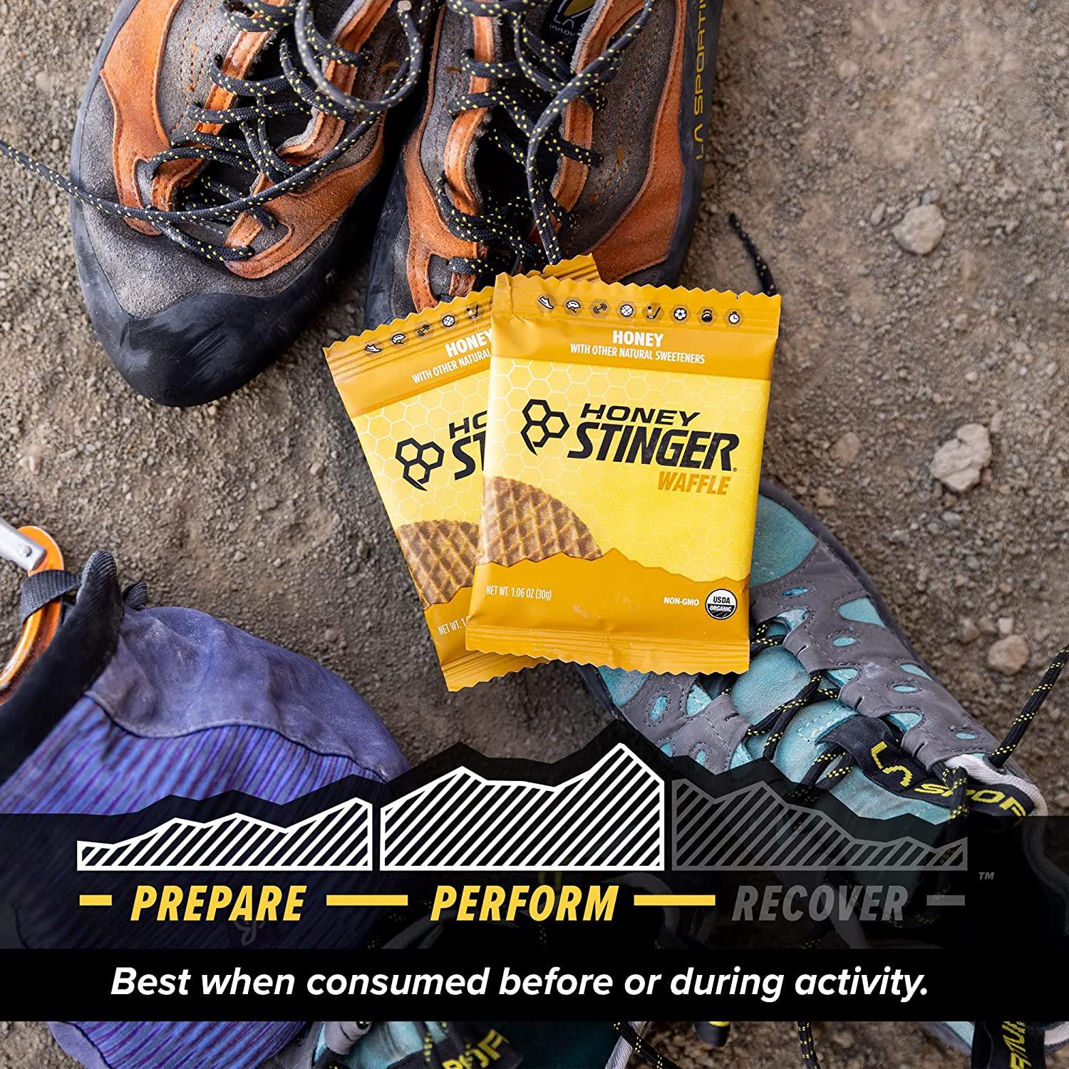 Honey Stinger Organic Honey Waffle Energy Stroopwafel for Exercise