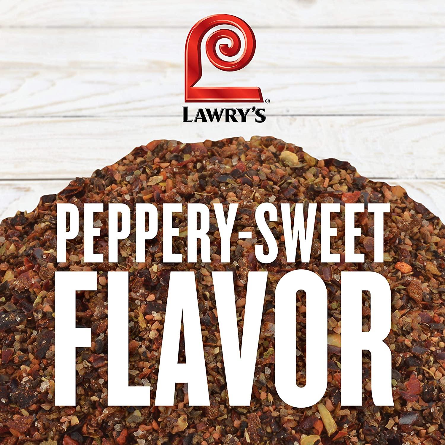Lawry's Seasoned Pepper, 10.3 oz One 10.3 Ounce Container of Seasoned