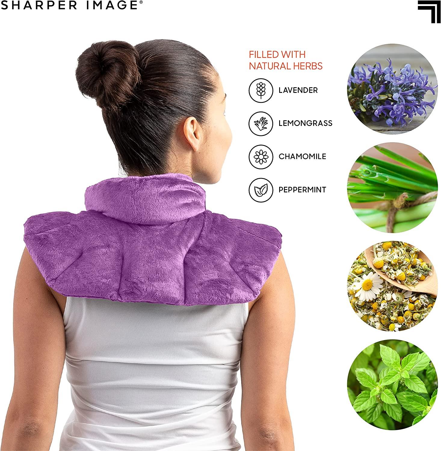Sharper Image Heated Neck and Shoulder Aromatherapy Wrap