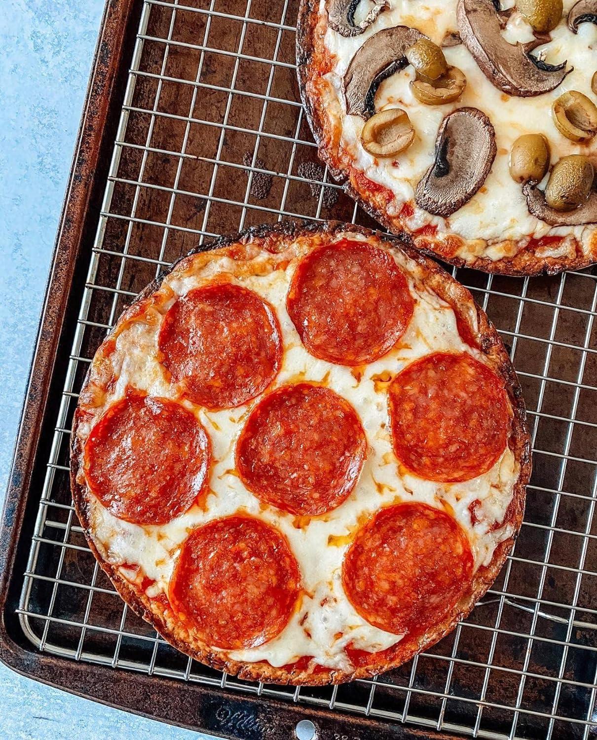 Outer Aisle Cauliflower Pizza Crusts Italian Keto, Gluten Free, Low