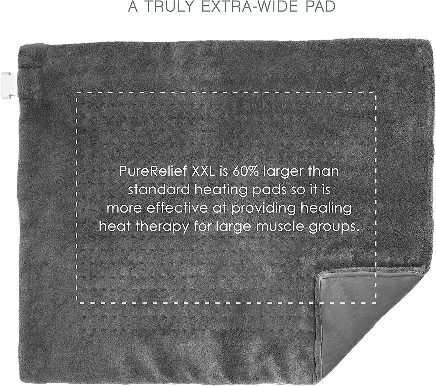 Pure Enrichment PureRelief XXL (20" x 24") Electric Heating Pad for