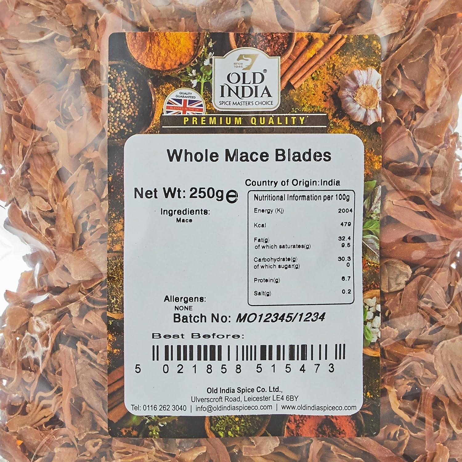Old India Whole Mace Blades 250 g 250 g (Pack of 1)