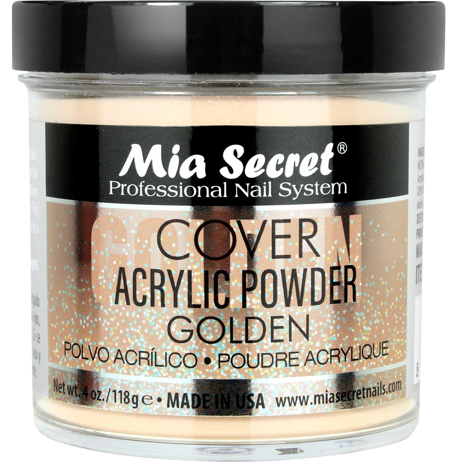Mia Secret Acrylic Powder 4 oz - Golden Cover | Pack of 1 | Buy Now
