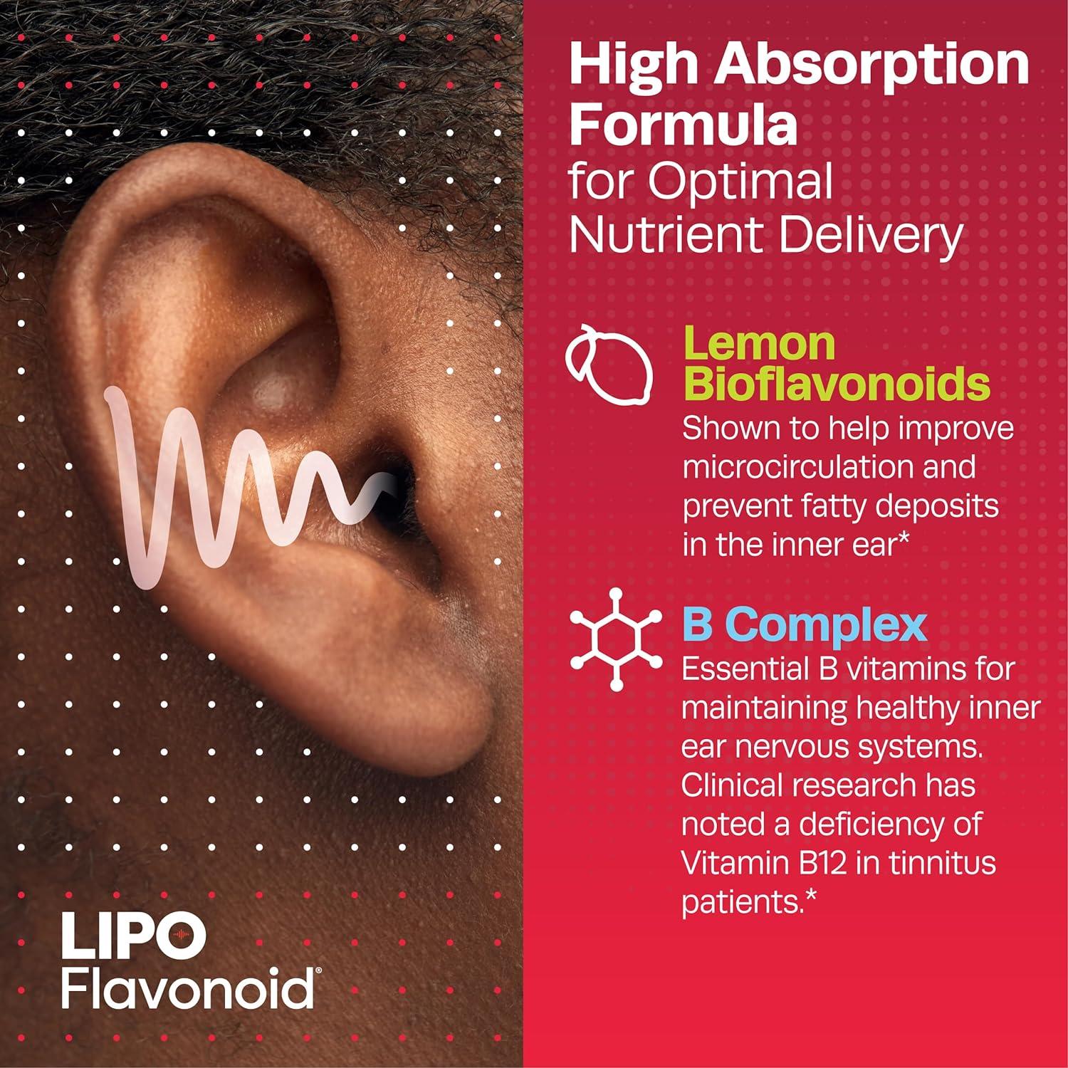 LipoFlavonoid Plus, Tinnitus Relief for Ringing Ears, OTC Flavonoid