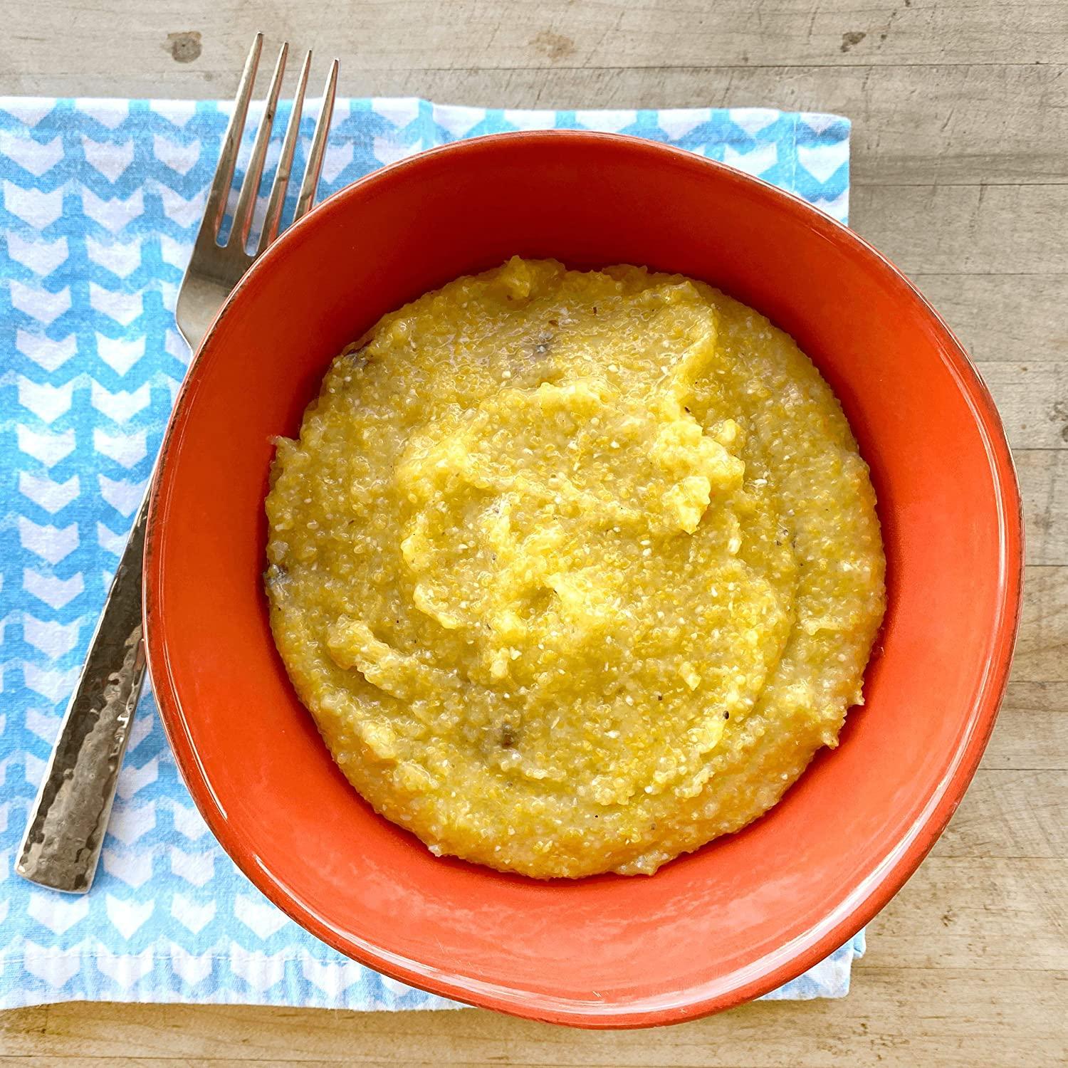 Delicious Spicy Jalapeno Yellow Corn Grits with Hatch Green Chile