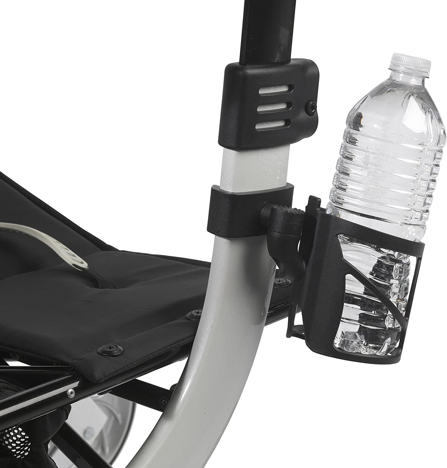 Drive Medical Nitro ClipOn Cup Holder for Walker Rollator, 6 x 4 x 3.5