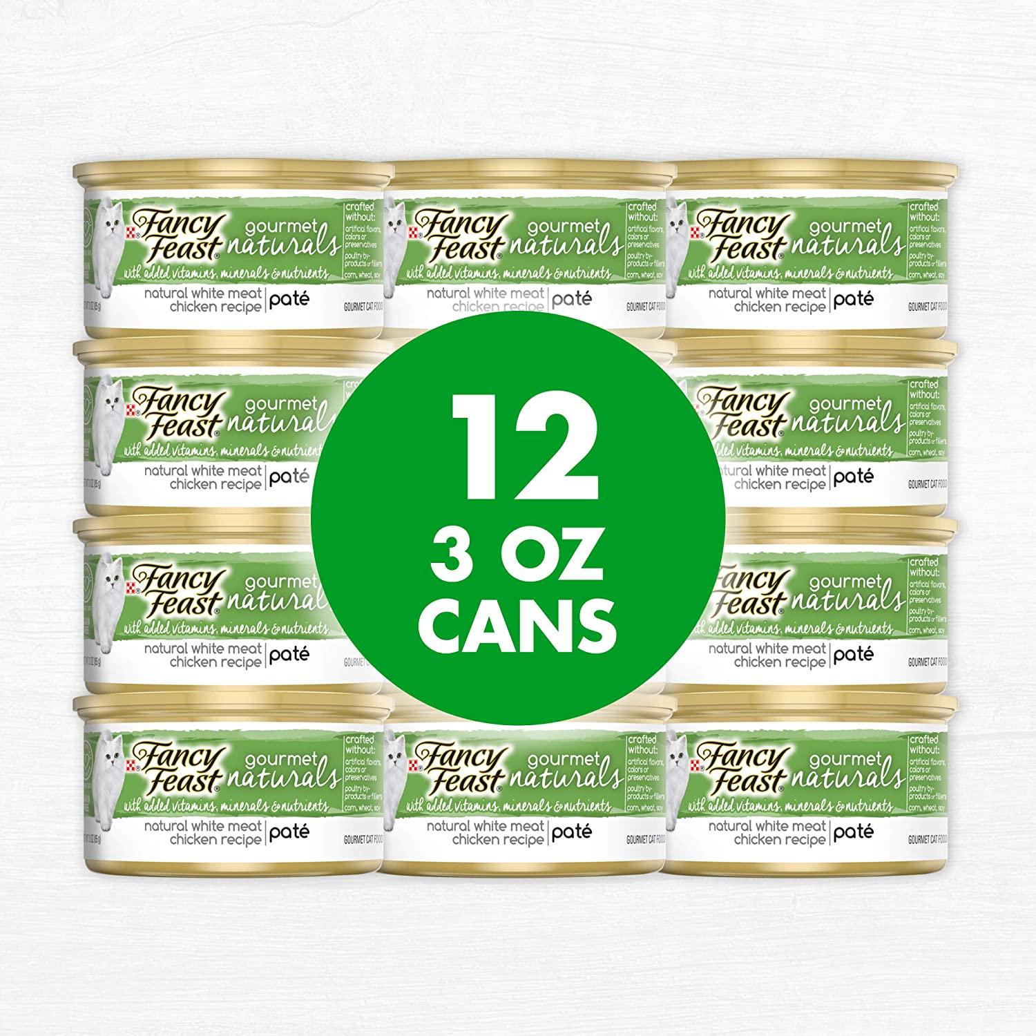 Purina Fancy Feast Gourmet Naturals Grain Free Pate Adult Canned Wet