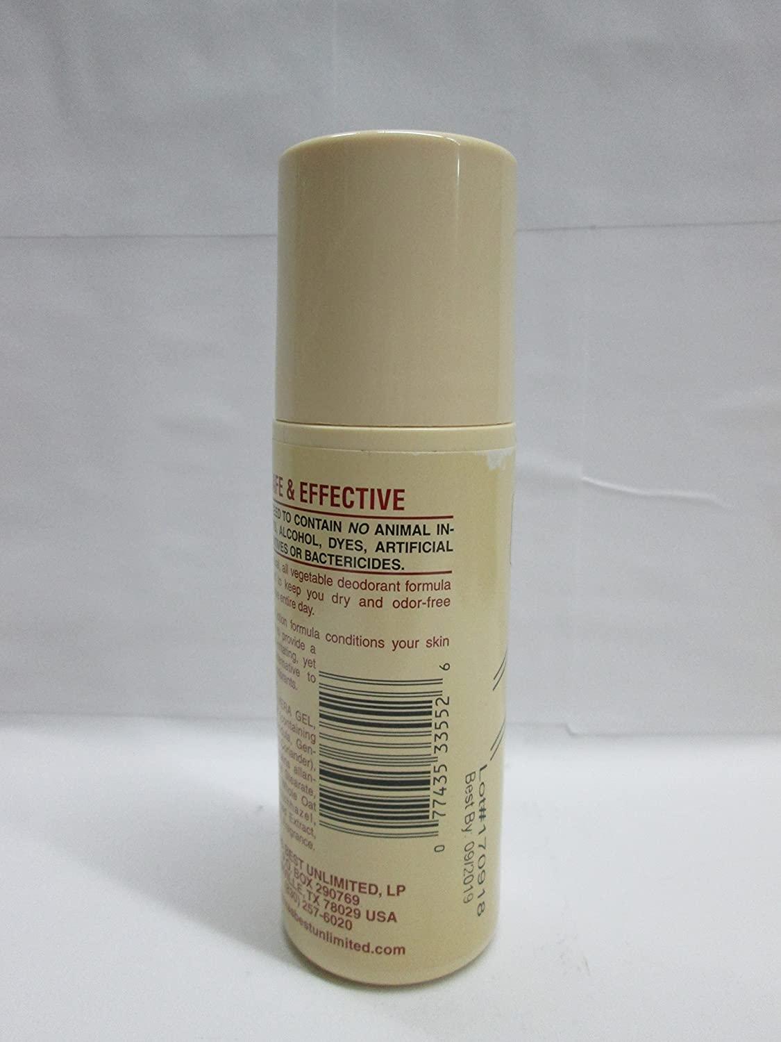 Alvera, Aloe & Almonds, RollOn Deodorant, 3 fl oz (89 ml) 2pc