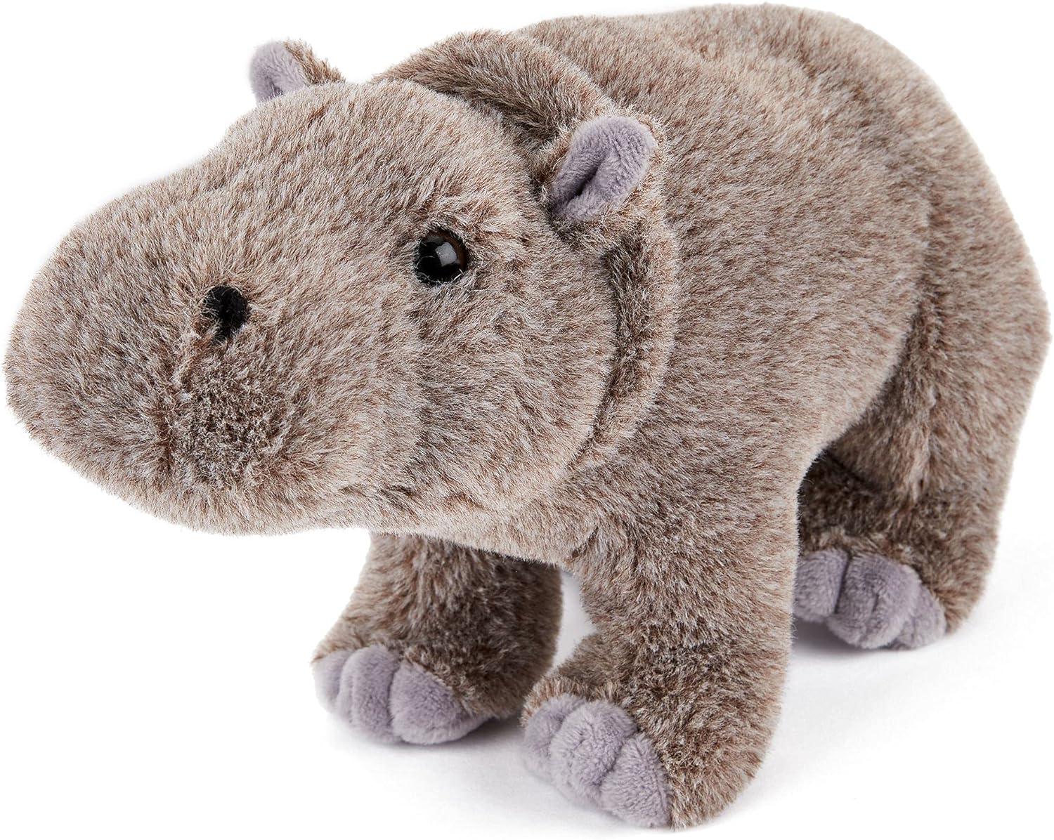 Zappi Co 22cm Pygmy Hippo Plush Toy from Safari Animals Collection