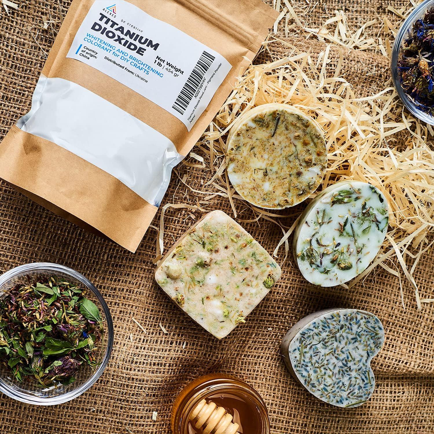 Pure Titanium Dioxide for Soap Making - Whitening Colorant for DIY