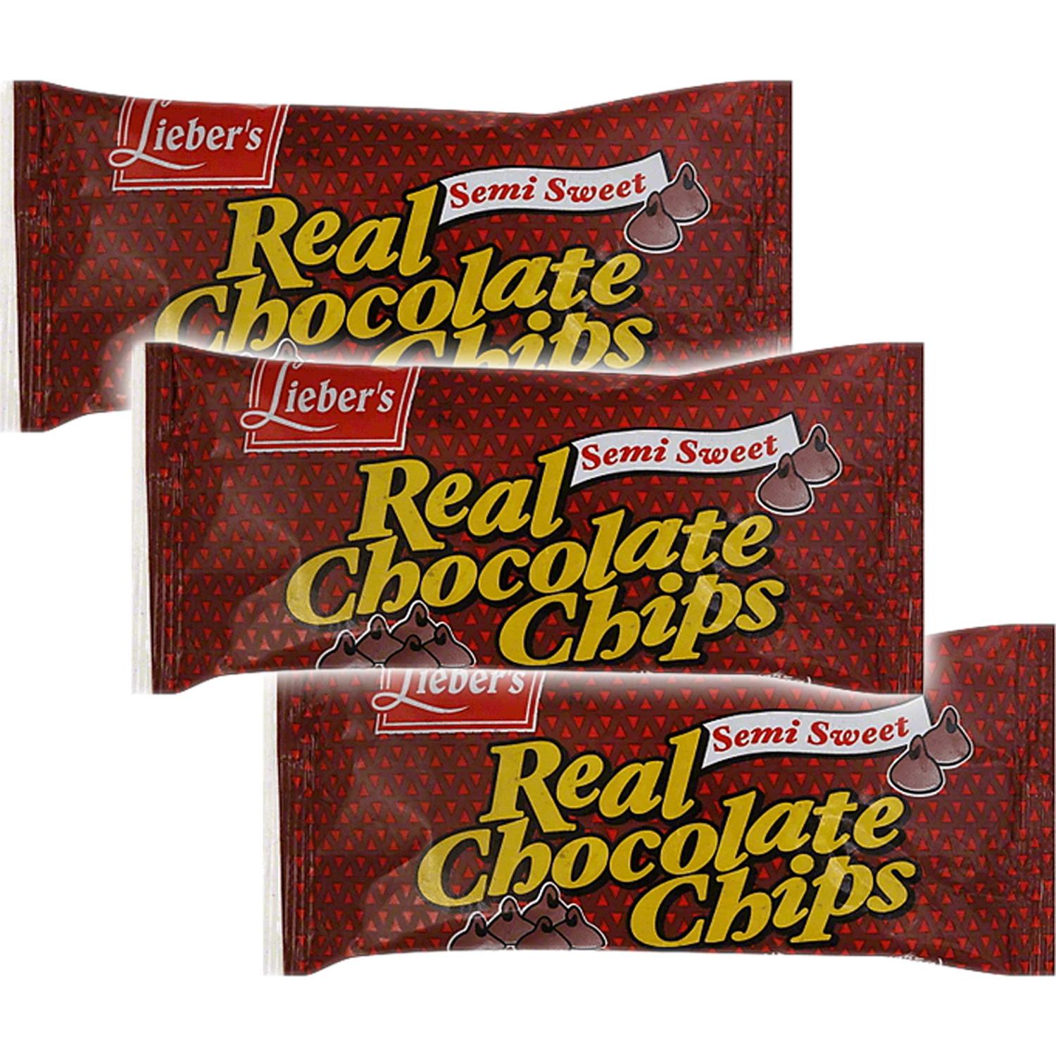 Lieber's Semi Sweet Real Chocolate Chips Kosher For Passover 9 Oz