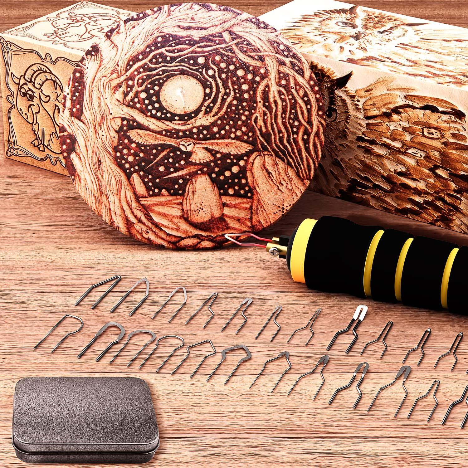 Wood Burning Kit,Wood Burning Tool Digital Adjustable Strap,Gift