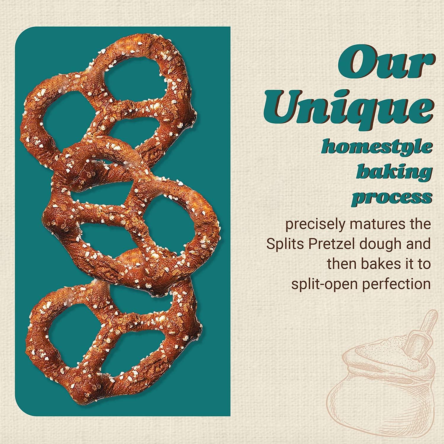 Unique Pretzels Folds of Honor "Splits" Pretzels, Homestyle Baked