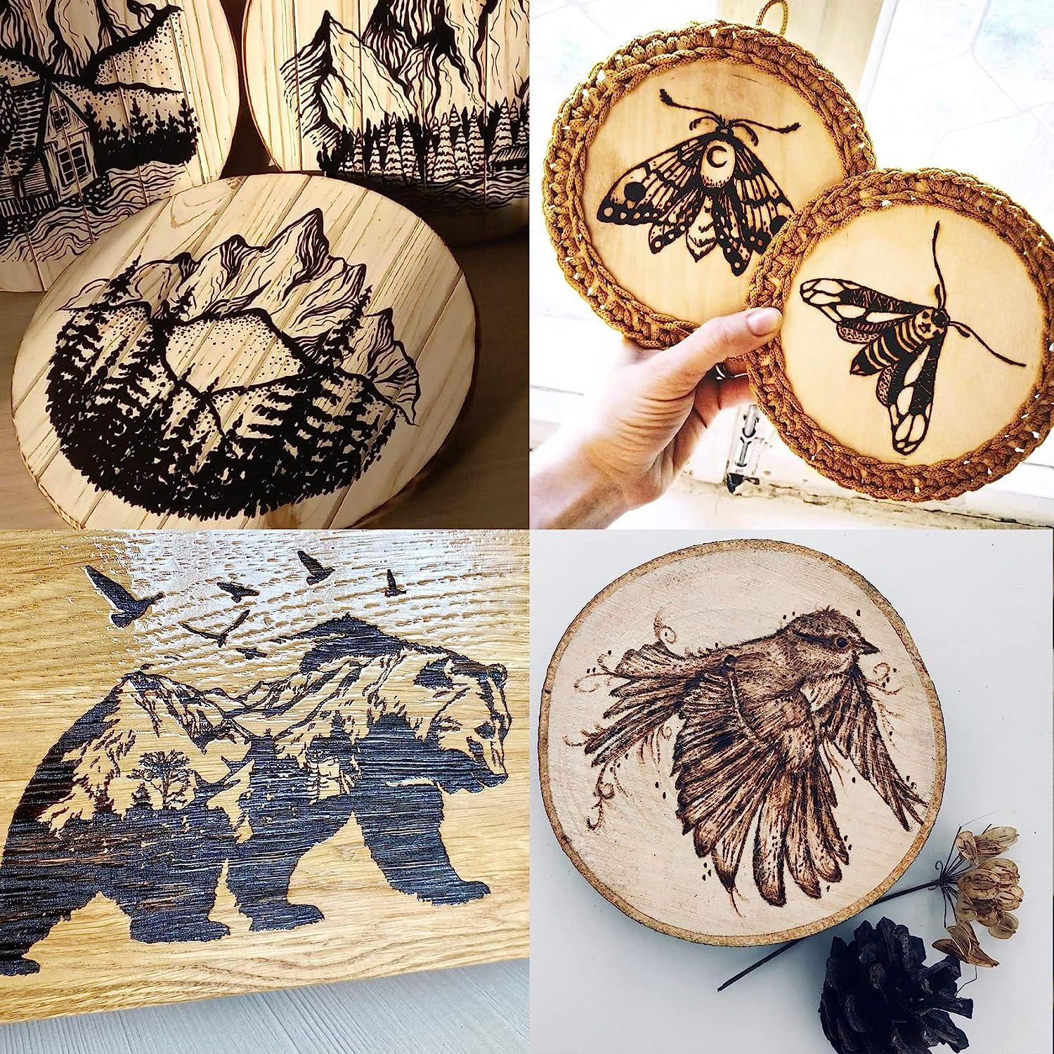 Teexpert Wood Burning Gel 4OZ/125g NonToxic Pyrography Paste for