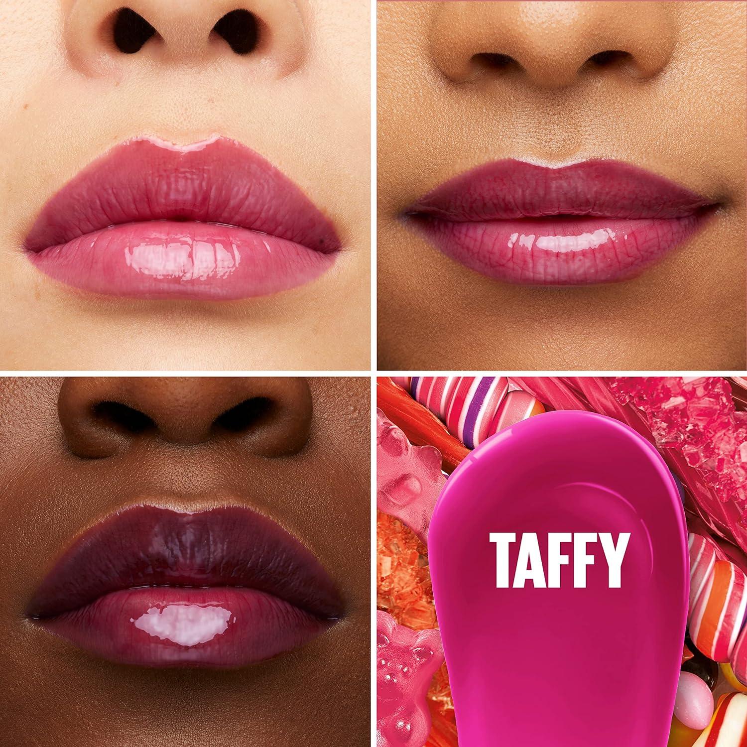 Maybelline New York Lifter Gloss Hydrating Lip Gloss with Hyaluronic Acid Taffy Sheer Berry