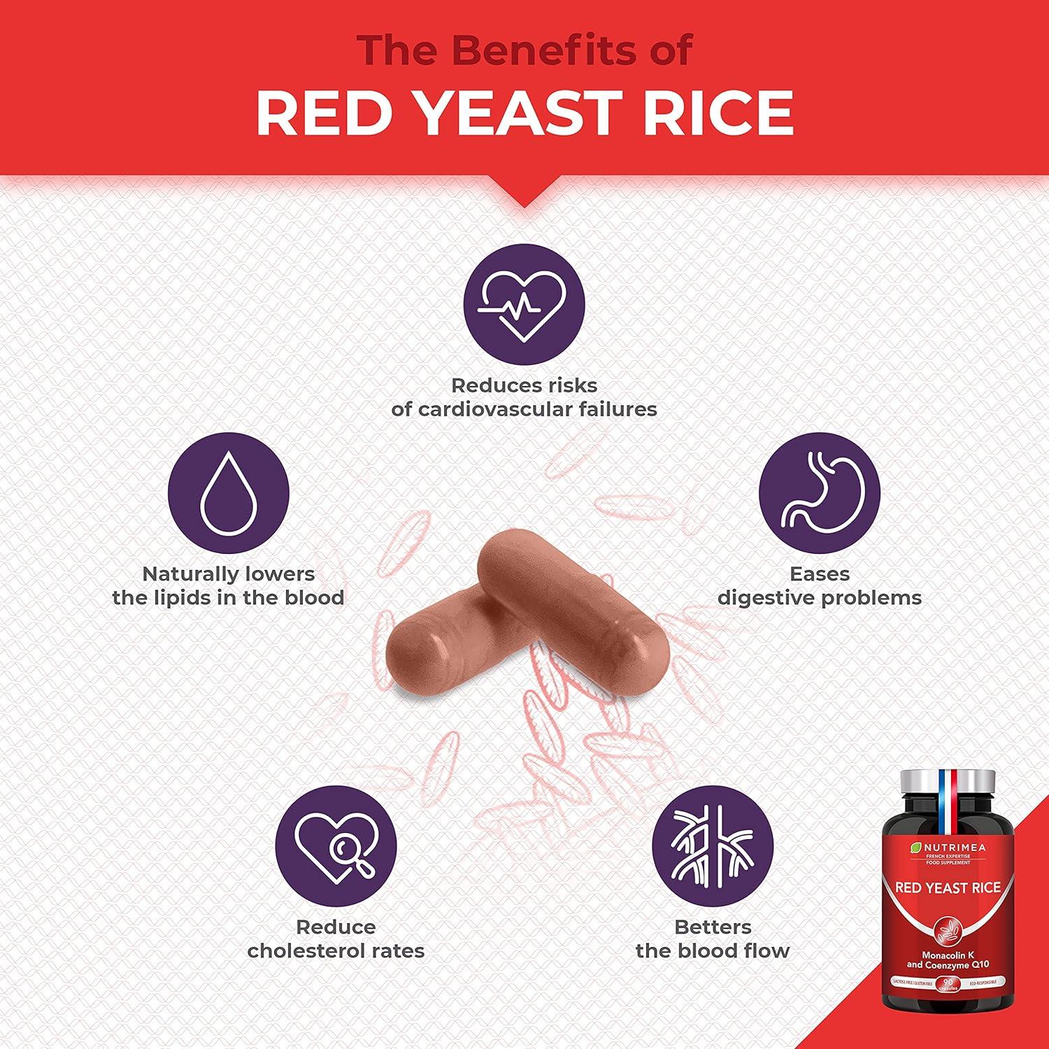 RED Yeast Rice Cholesterol Lowering Supplement Highest