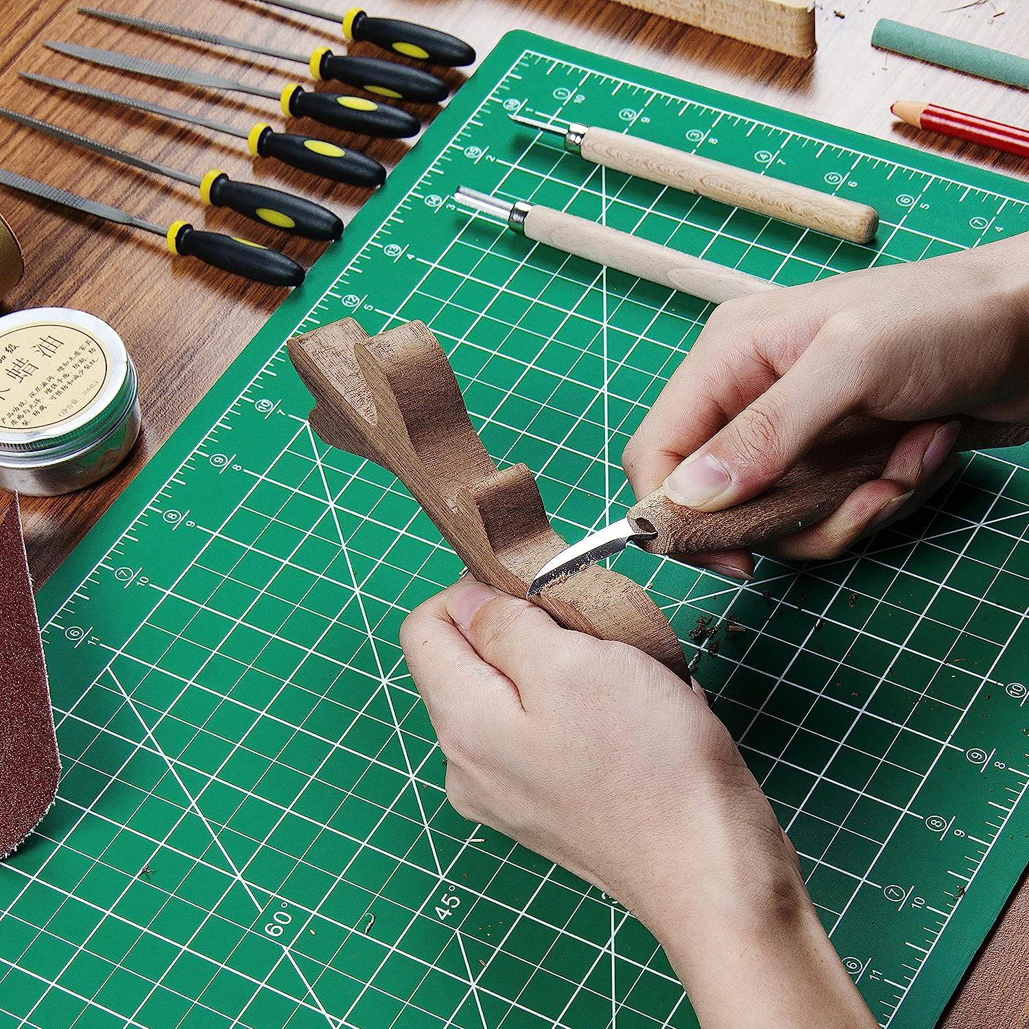  DAUERHAFT 3Pcs Cutting Mat,A4 Mint Green Self Healing Cutting  Mat for Sewing & Crafts,Fabric Cutter for Scrapbooking, Quilting, Fabric,  Sewing Crafts Projects : Arts, Crafts & Sewing