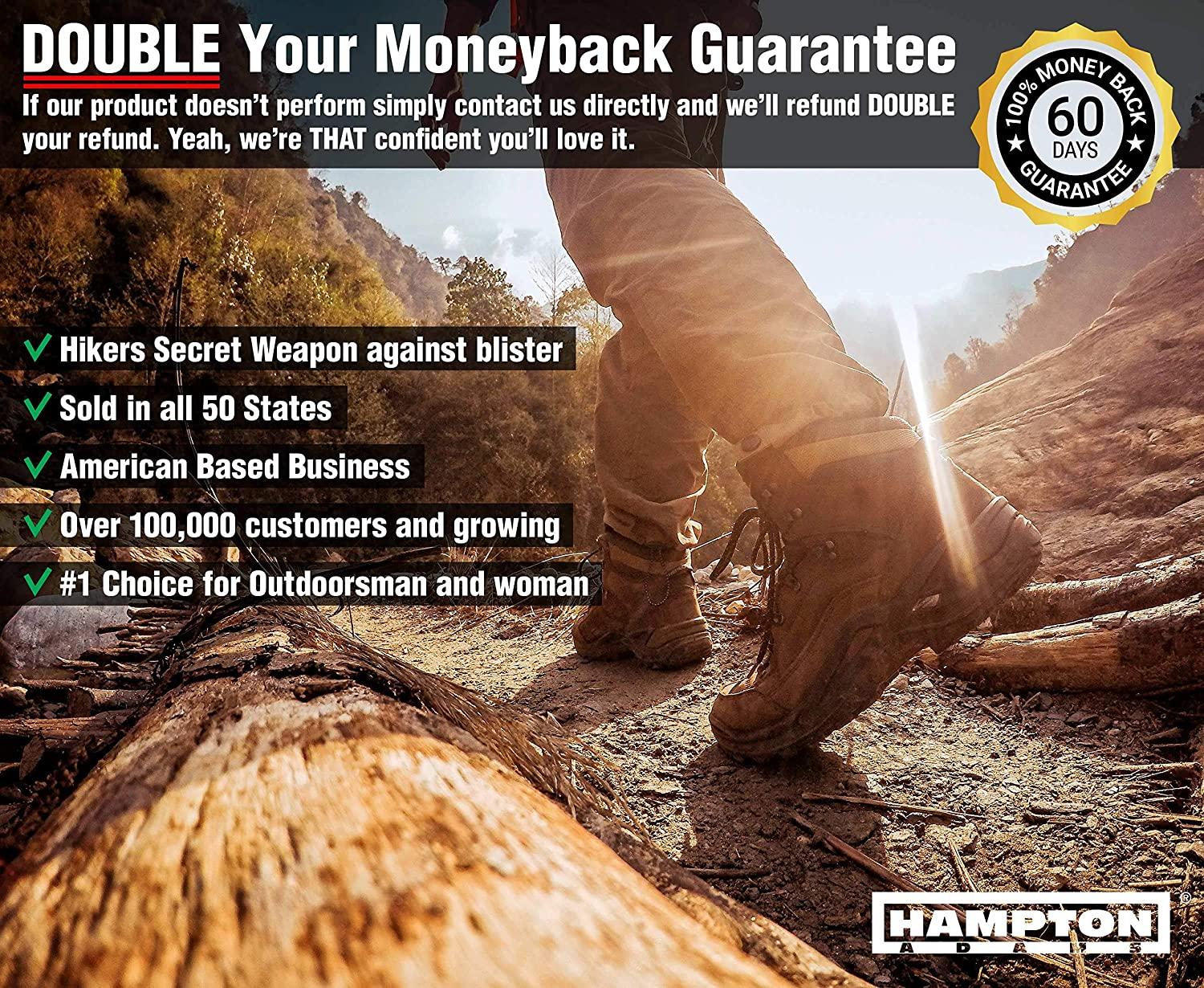 (2 Pack) Strapping Tape for Blister Prevention & Knee or Feet Taping