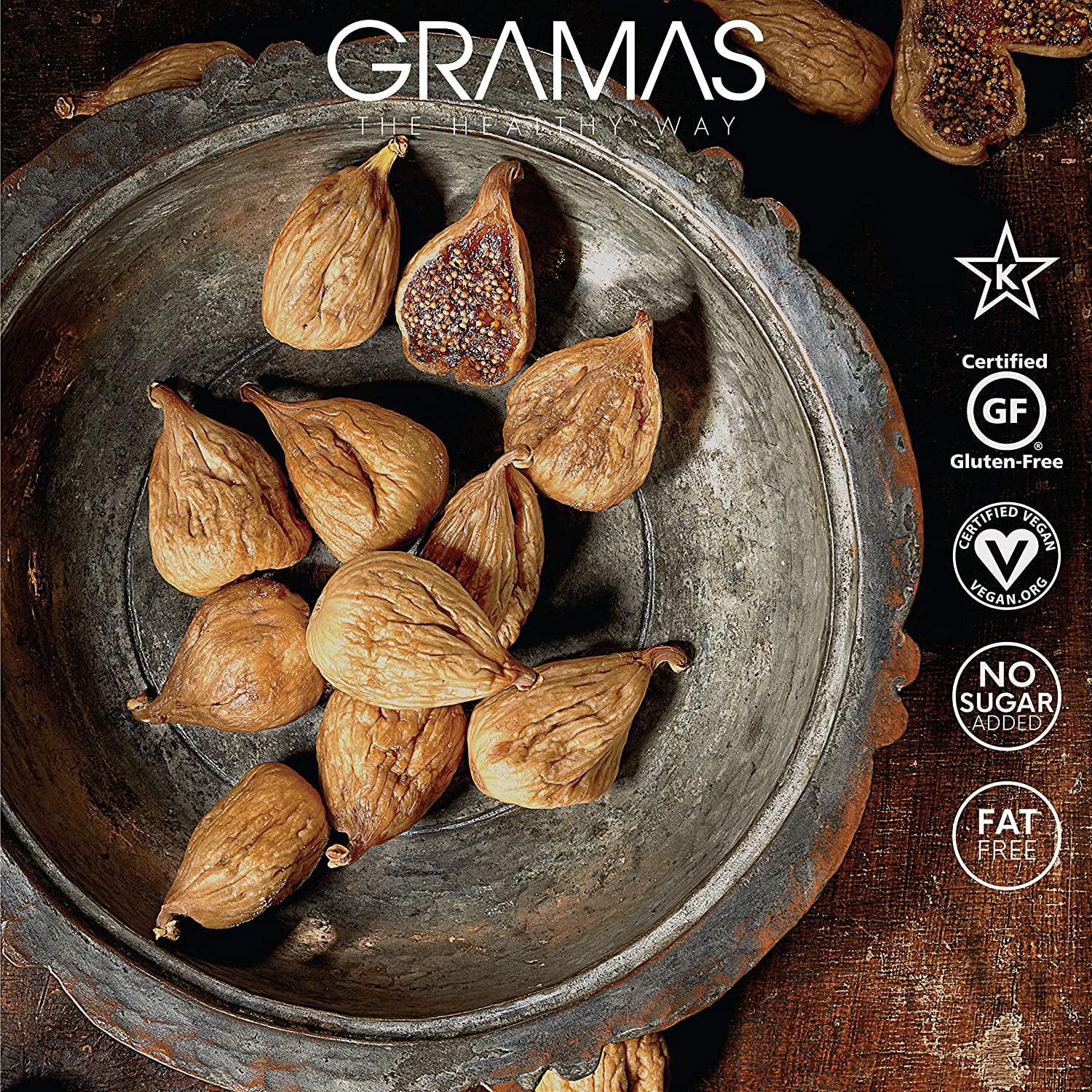 Gramas Gourmet Turkish Figs Natural SunDried Premium Figs in Tin