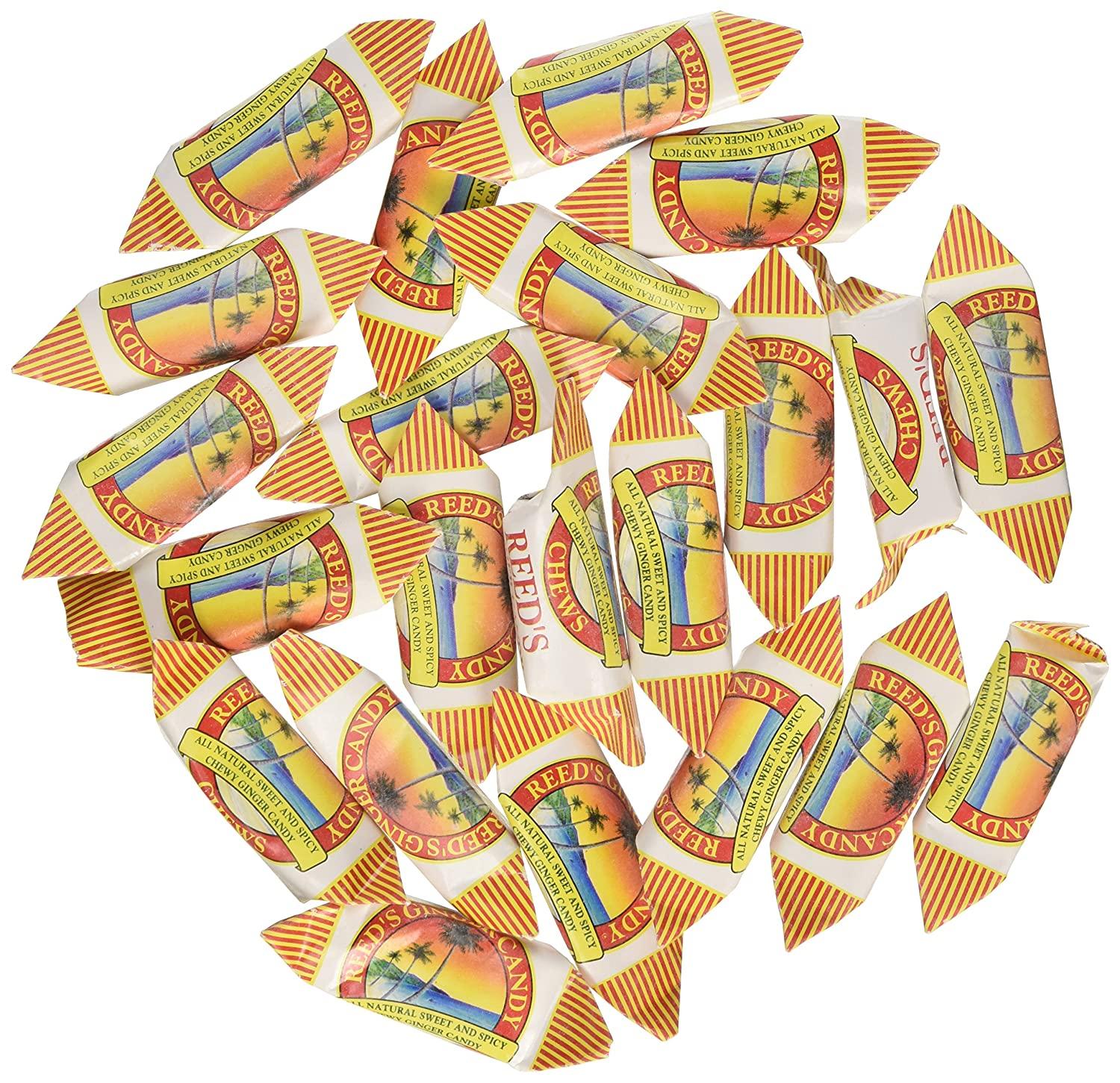 Reed's Ginger Candy Chews 2lb Bag Standard Packaging