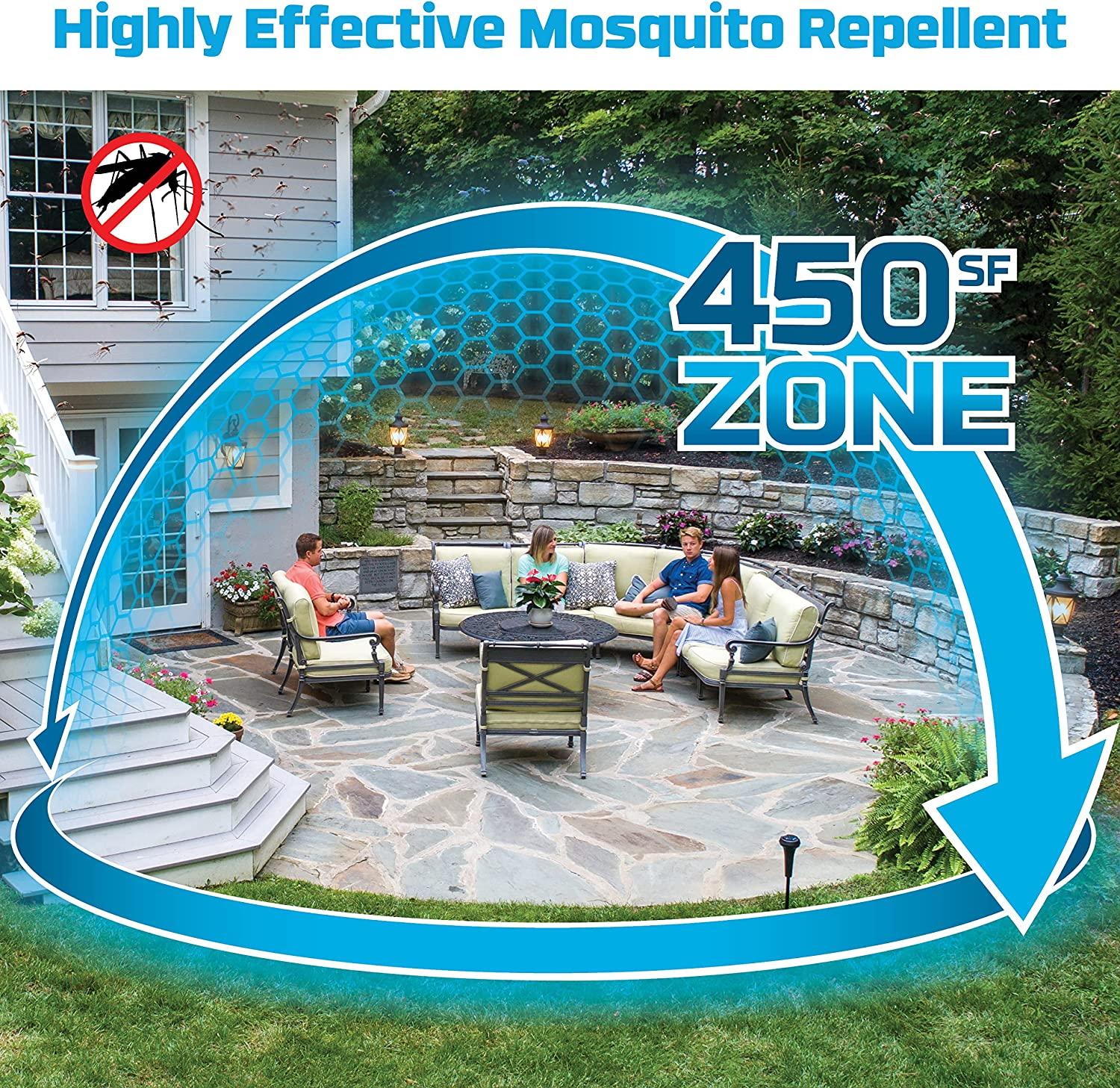 Thermacell Mosquito Repellent Perimeter System 2Pack for Patios