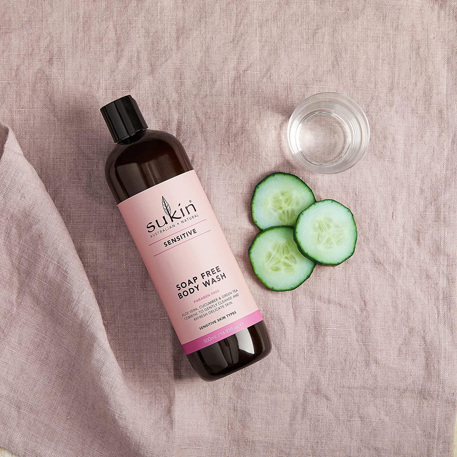 Sukin Soap Free Body Wash Sensitive 16.91 fl oz (500 ml)