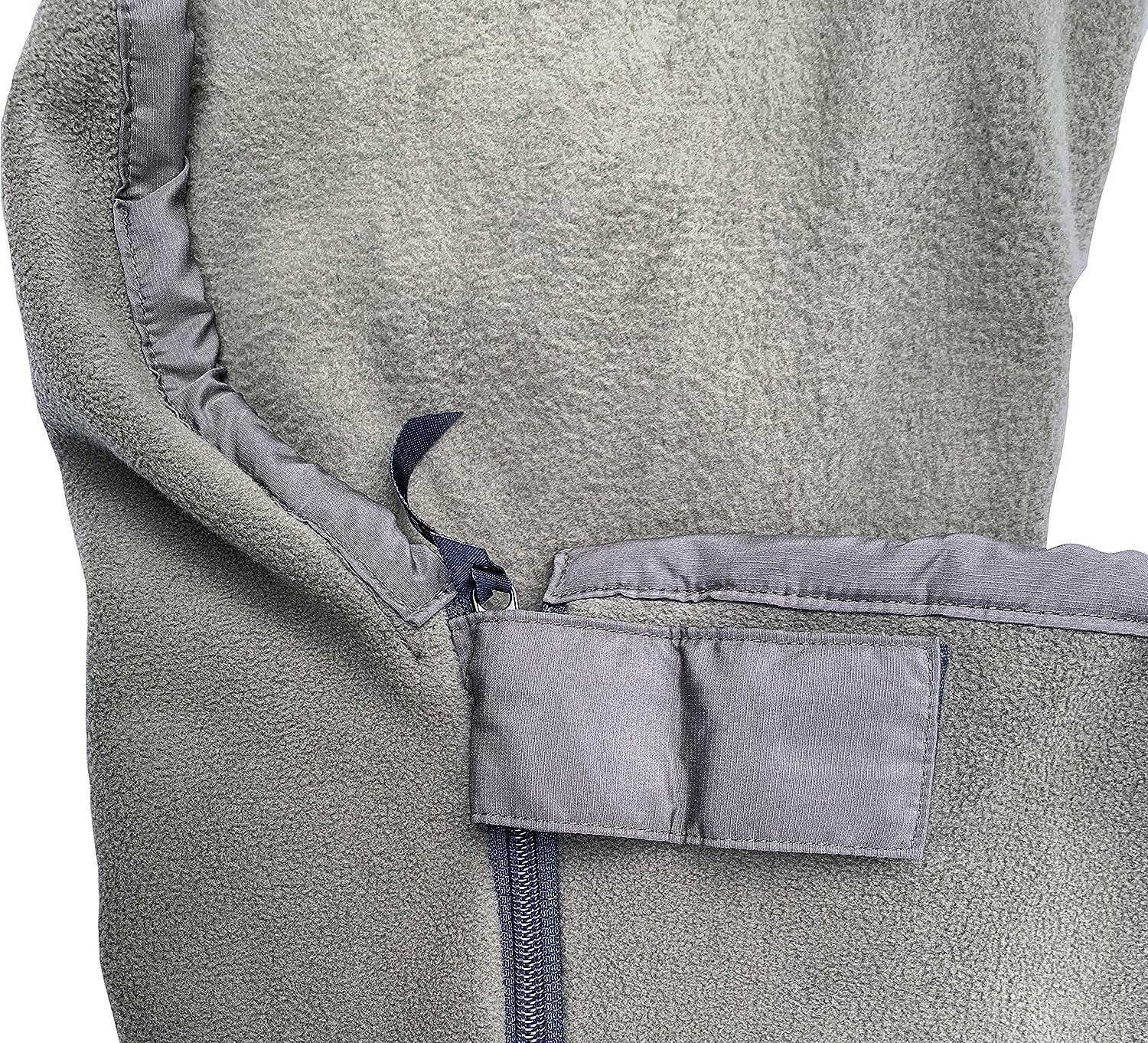 Snugpak Fleece Sleeping Bag Liner with Side Zip Olive