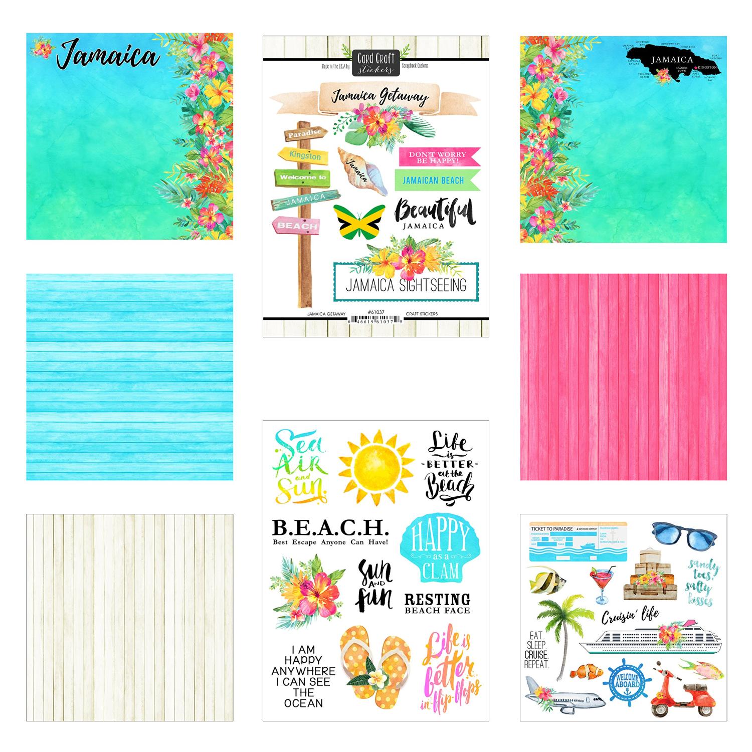 Scrapbook Customs Jamaica Getaway Scrapbook Kit