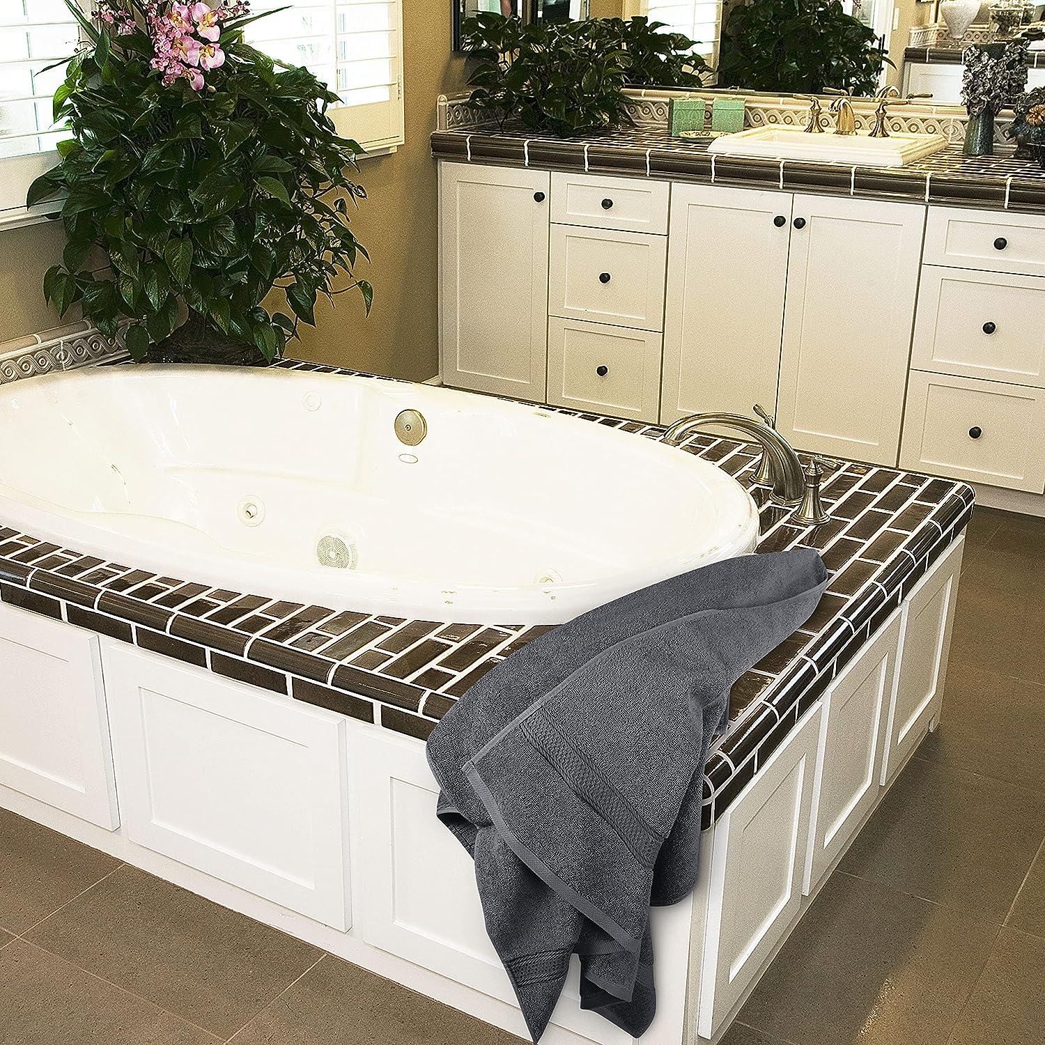 Utopia Towels - Bath Towels Set, Grey - Luxurious 700 GSM 100% Ring Sp –  SHANULKA Home Decor