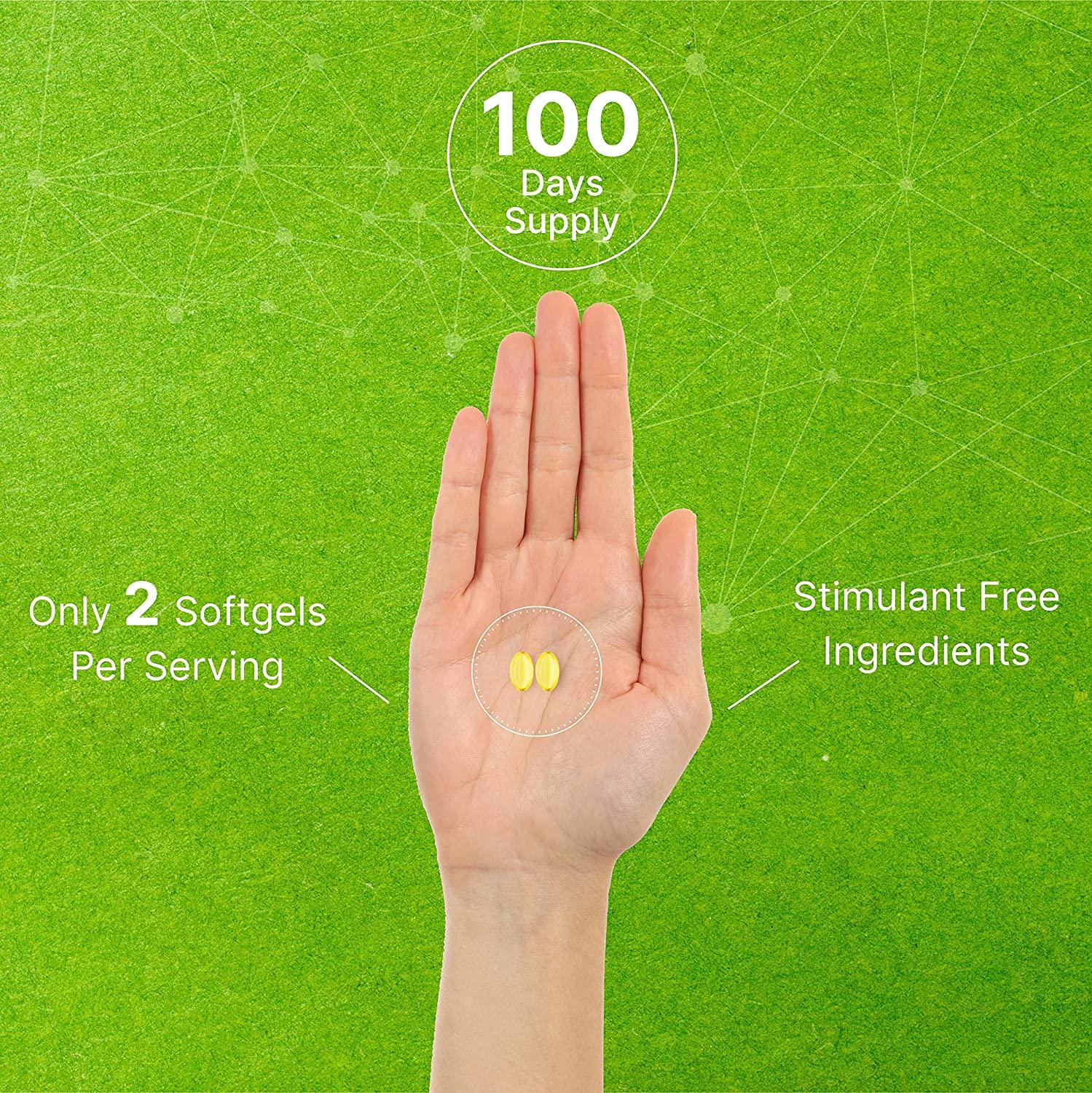 CLA 1500mg Per Serving, 200 Softgels, Extra Strength 95 Conjugated