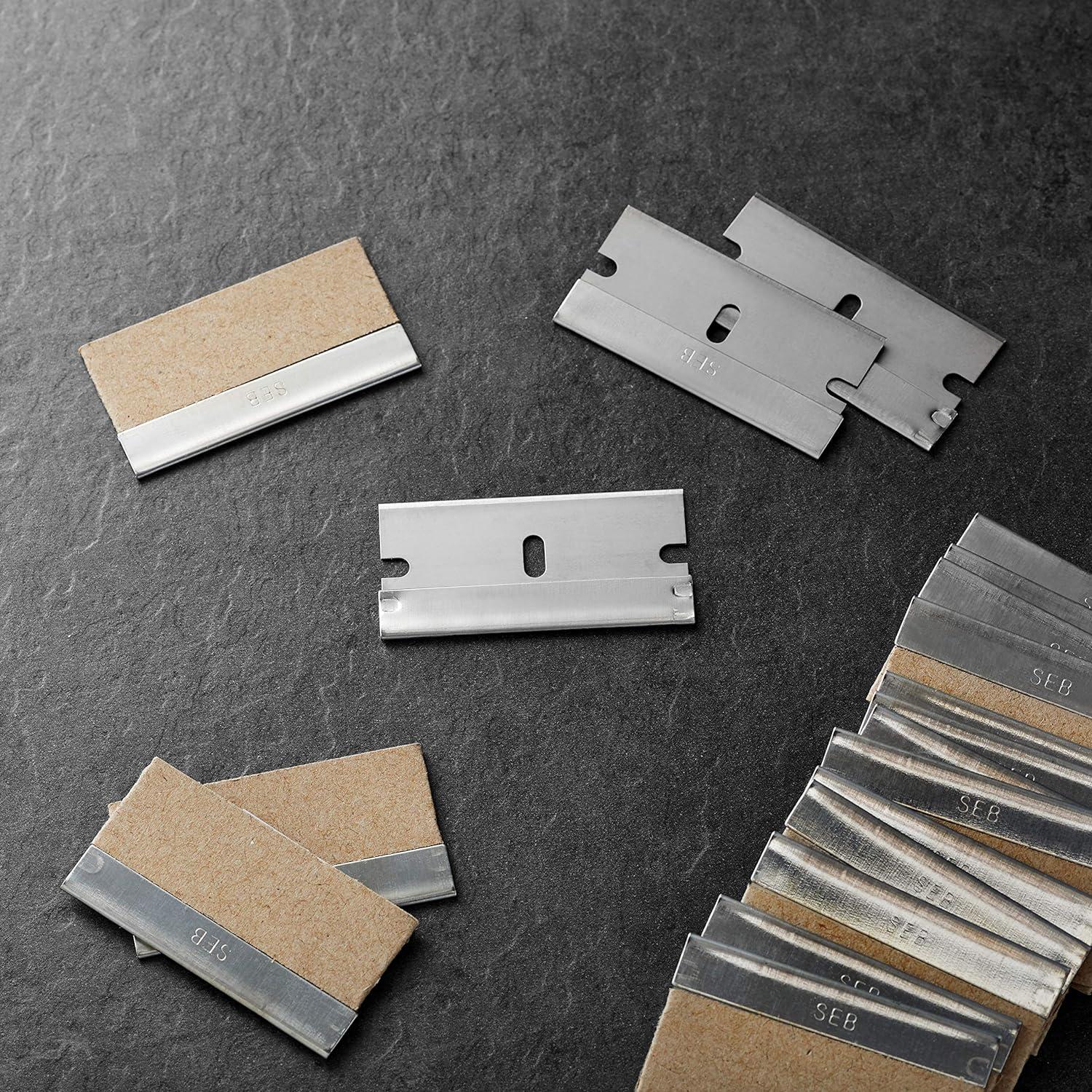 Amazon Basics Male Single Edge Razor Blades | 100 Pack - Premium ...