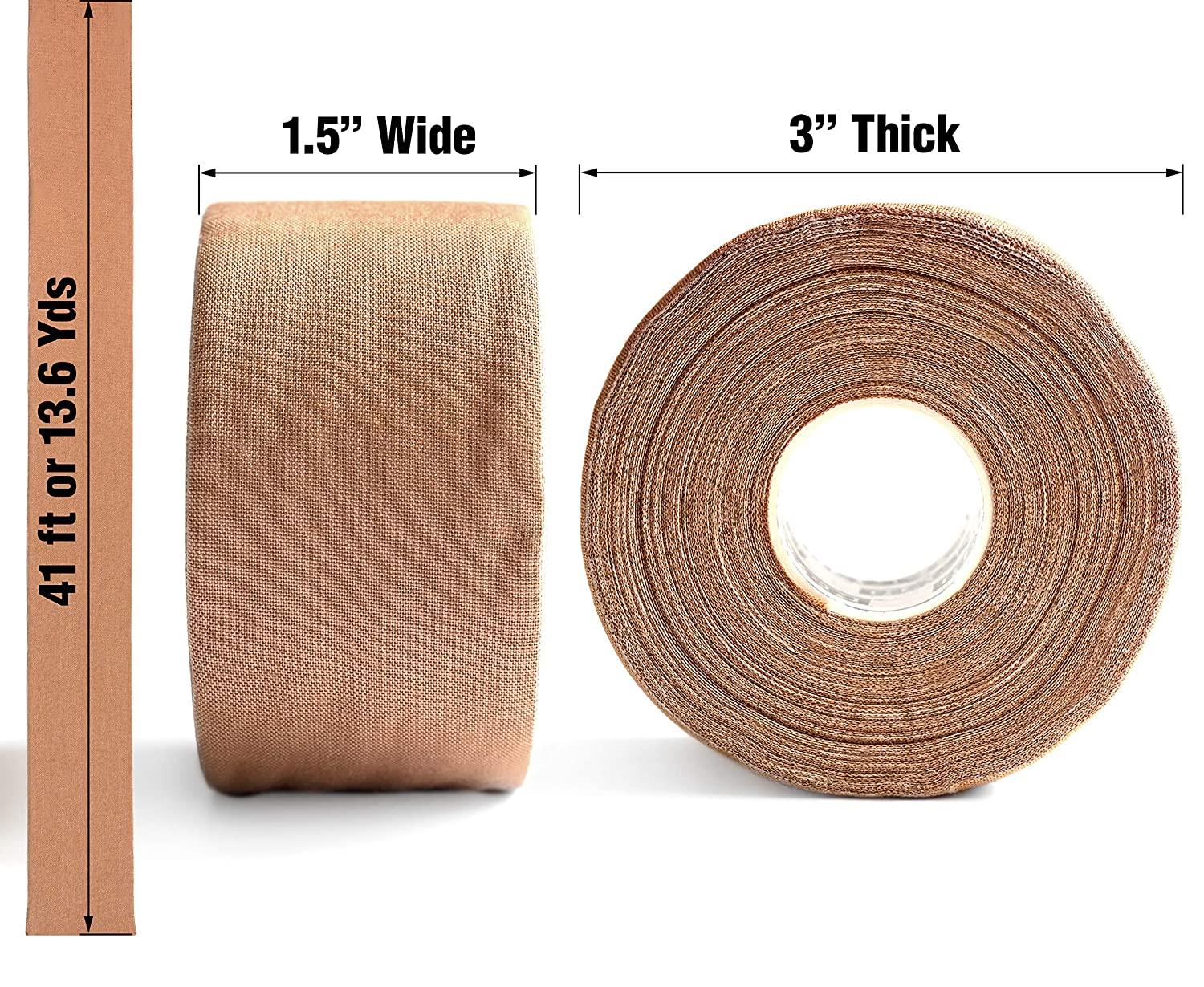 (2 Pack) Strapping Tape for Blister Prevention & Knee or Feet Taping