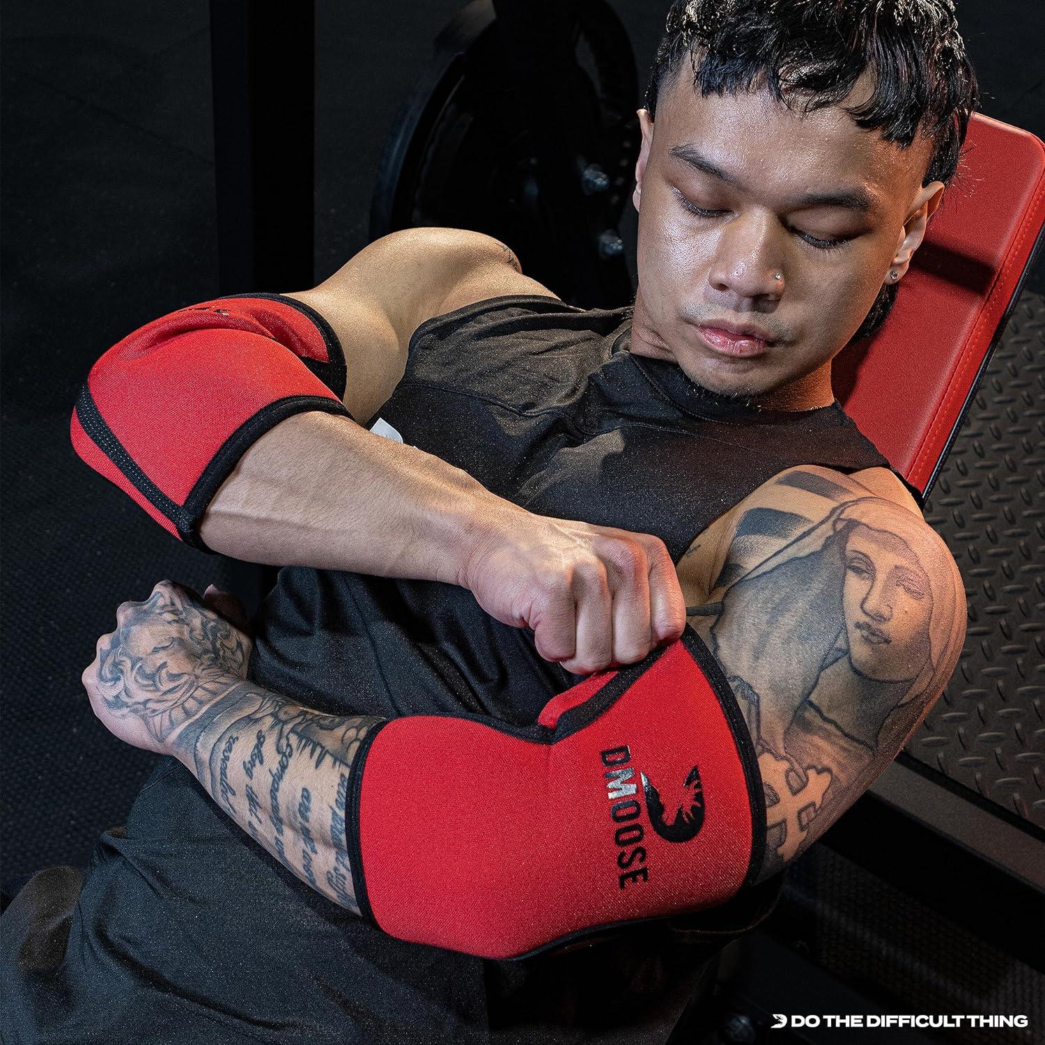 Bear KompleX Compression LITE Neoprene Knee Sleeves, Support for Workouts & Running. Sold in Pairs- Training, Weightlifting, Wrestling, Squats & Gym Use 4mm Thick, Options for Both Men & Women