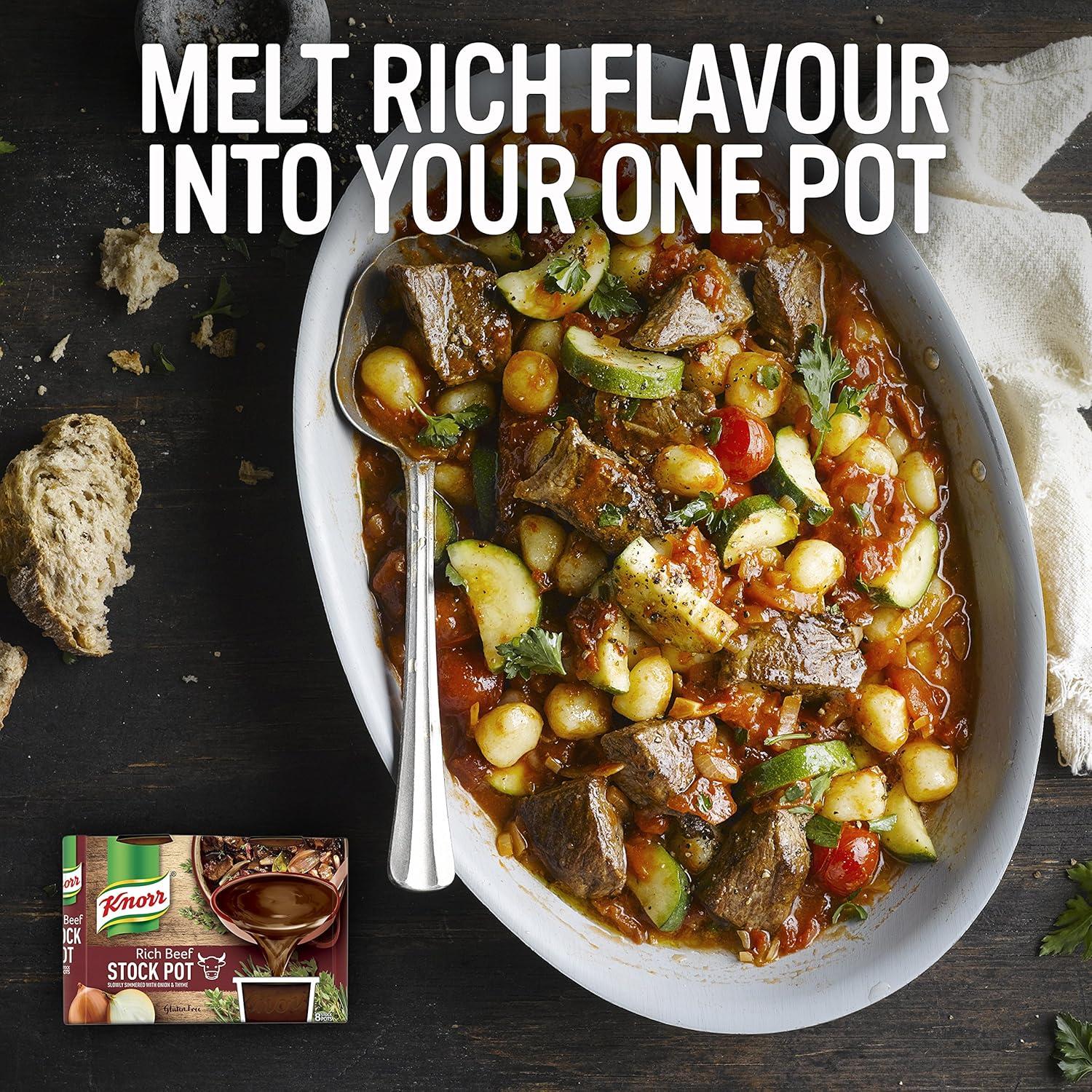 Knorr Chicken Stock Pots 8x28g - Pack Of 2 | Gluten Free Cooking Stock For Soups, Risottos & Stews