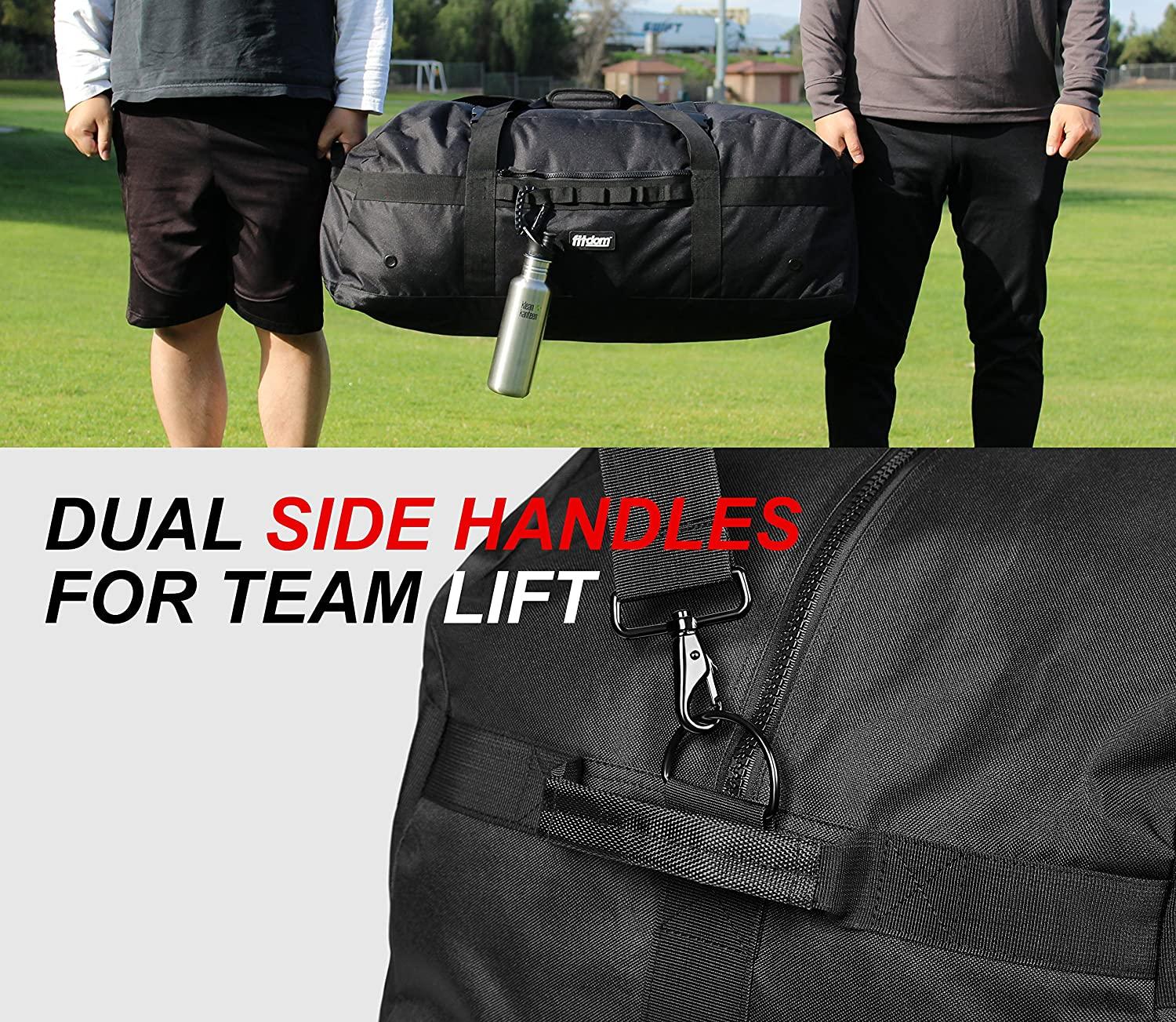 DUAL-THREAT Personalized Men's Gym Bag & Cooler Combo