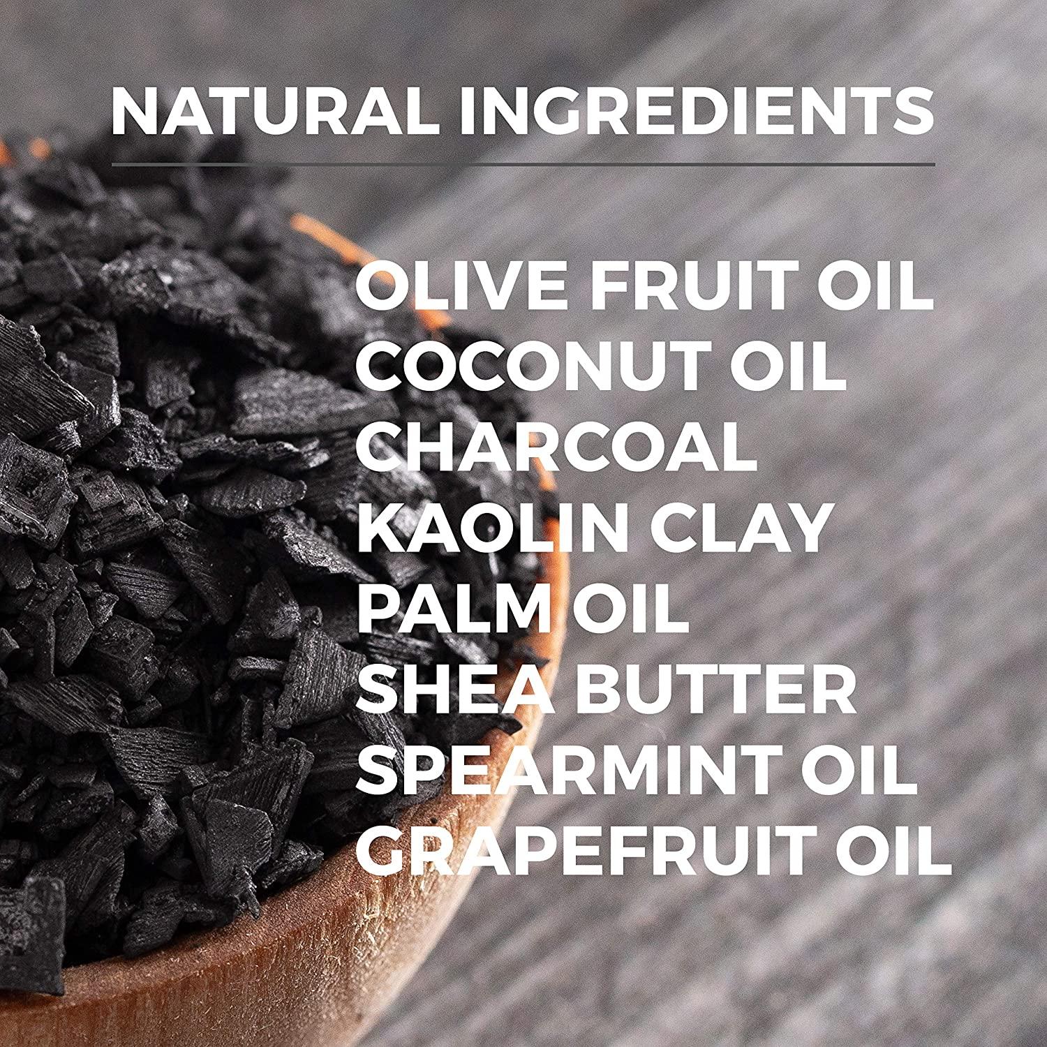 Rustic Maka Activated Charcoal + Clay Natural Soap Bar, DETOX + CLEANSE