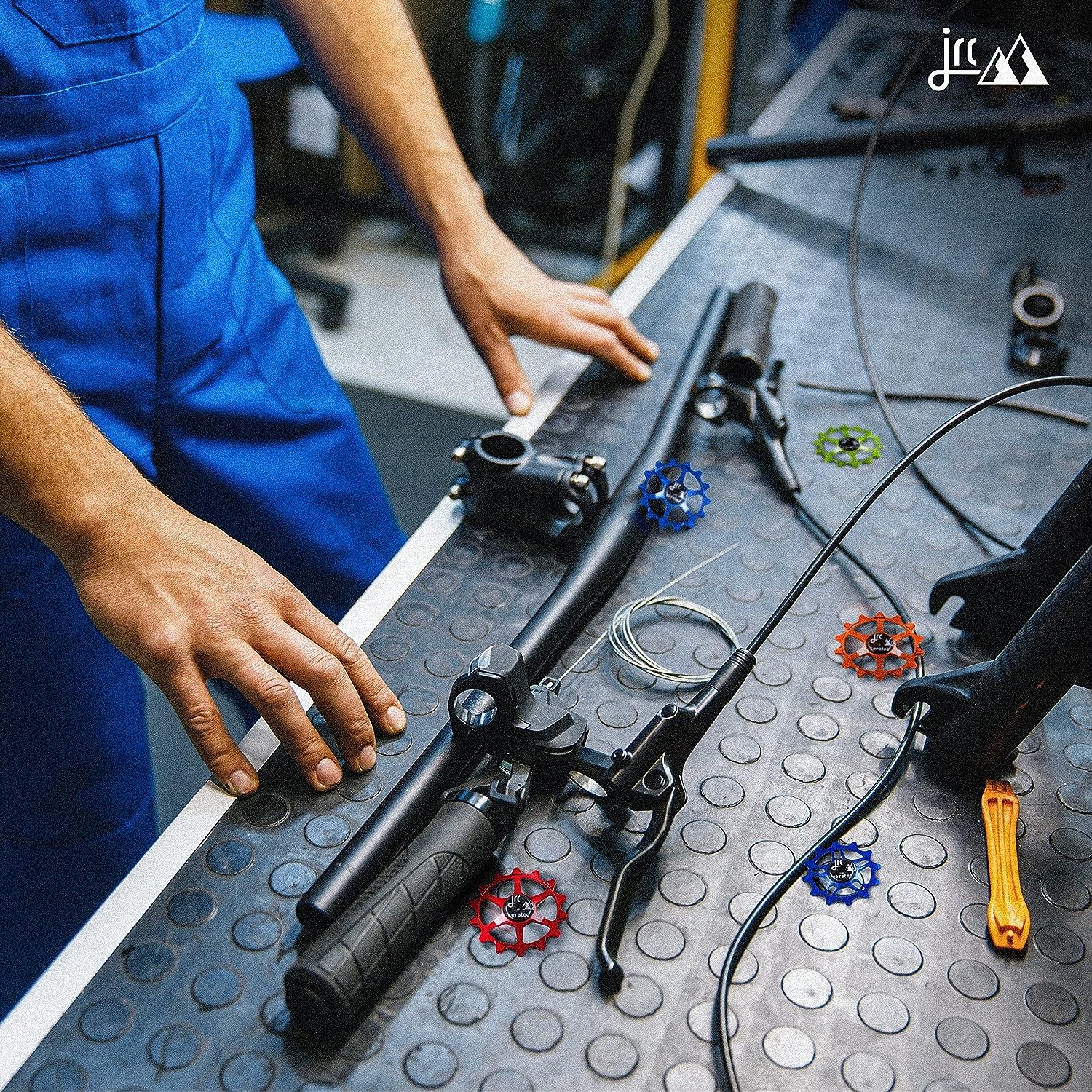 JRC Components Ceramic Derailleur Pulley Wheel Pair of 14&12T Jockey