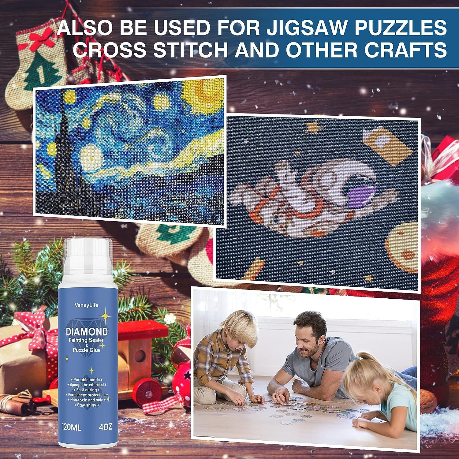 VansyLife Diamond Painting Sealer 120ML Permanent Hold & Shine Effect