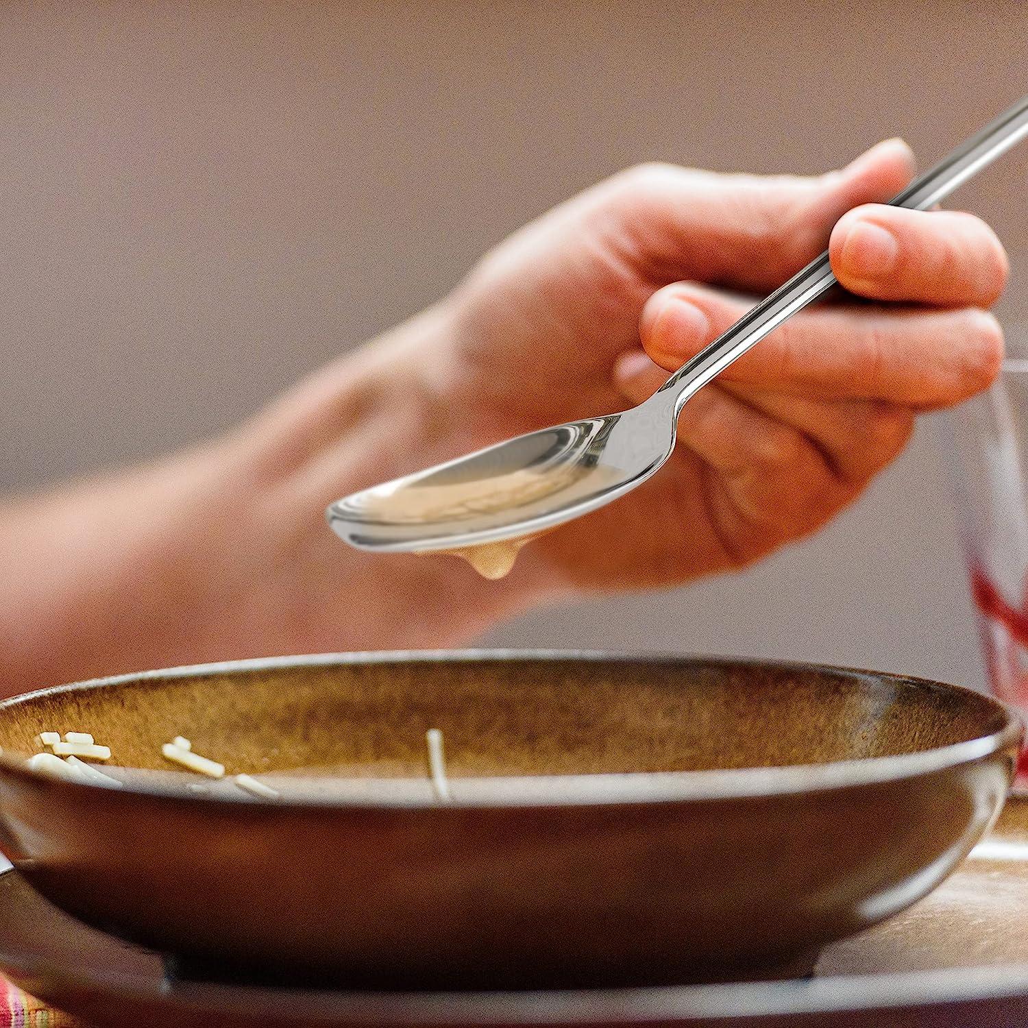 Adaptive Silverware Parkinson's Utensils for Elderly & Disabled Non