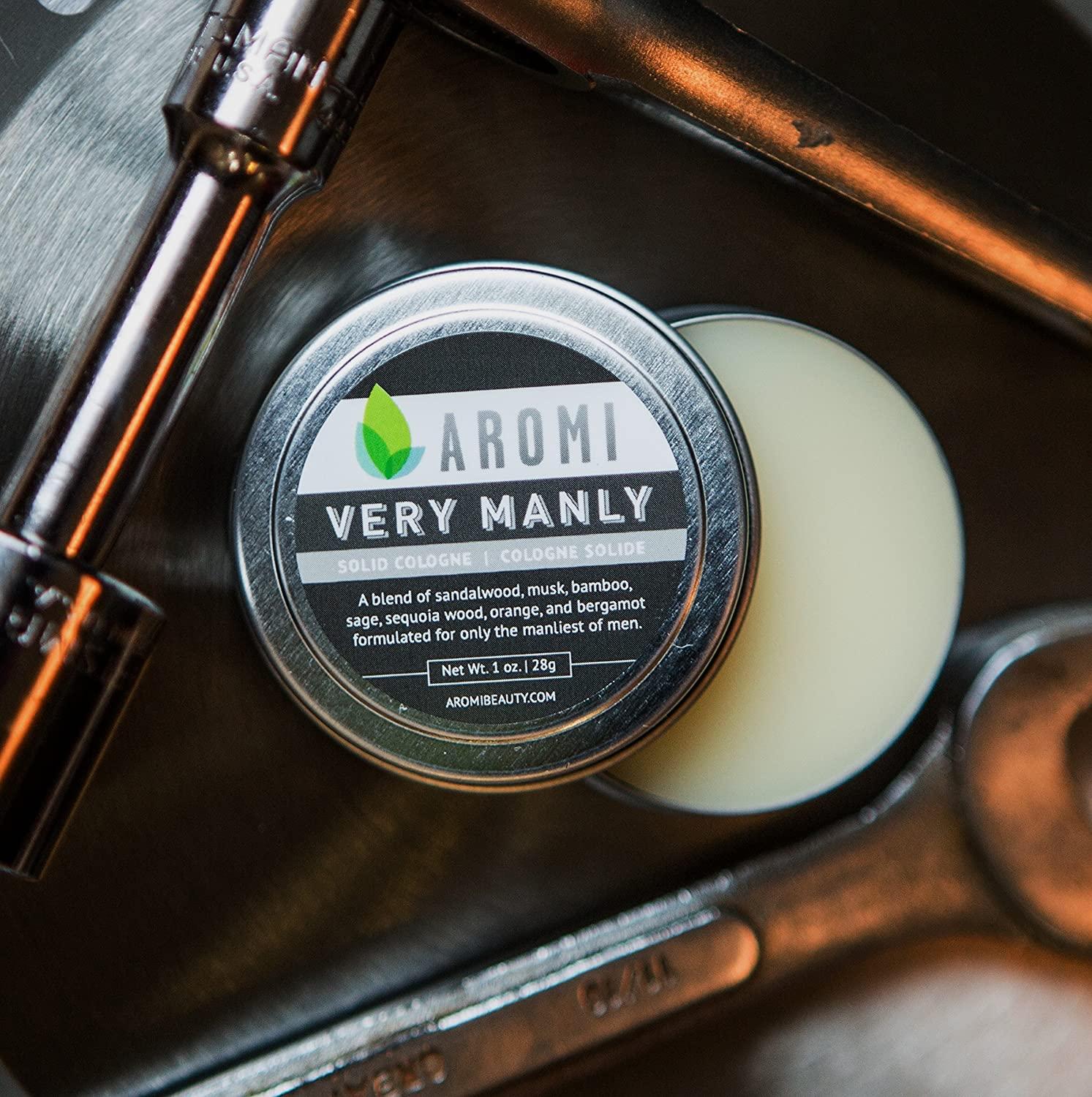 Solid Cologne Fresh, Woodsy Scent, Best Men's Fragrance Vegan