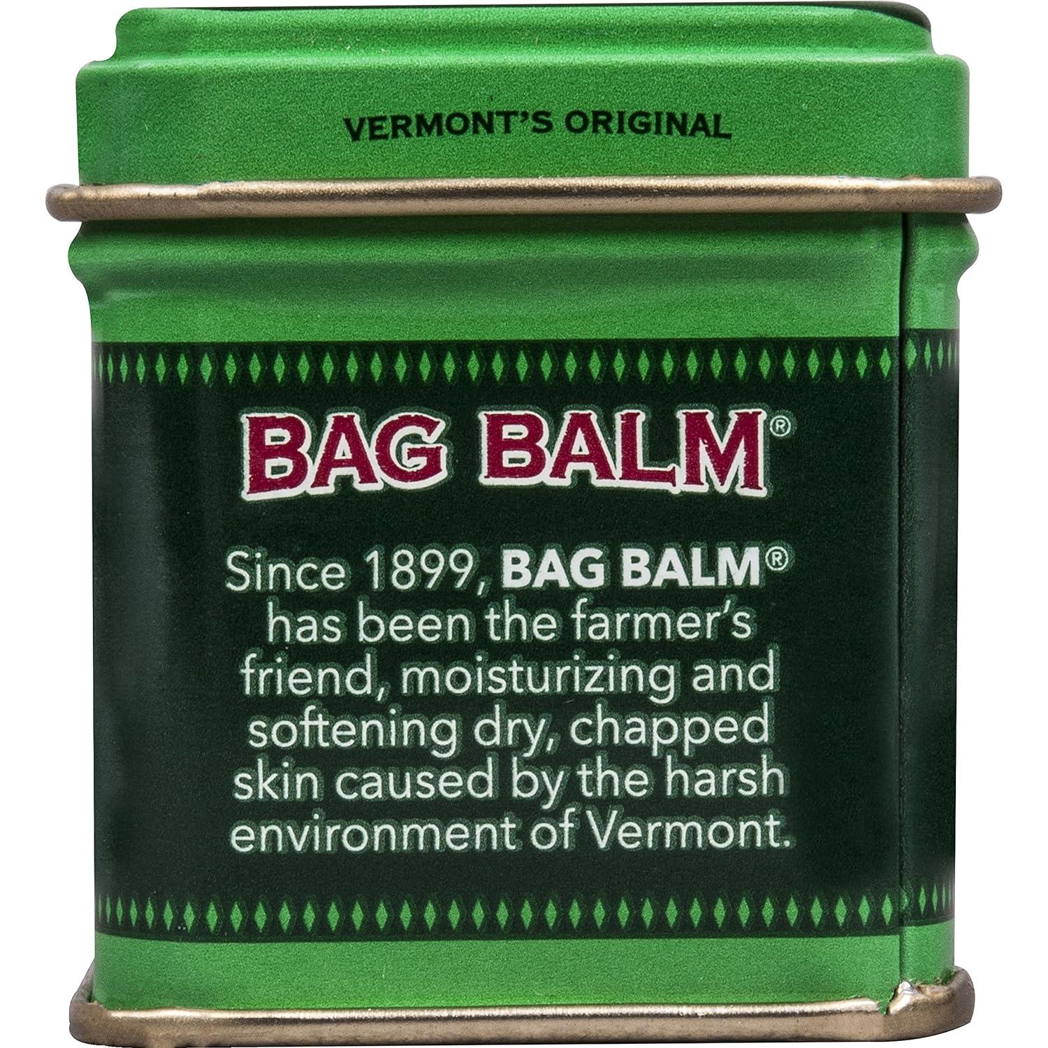 Bag Balm Skin Moisturizer with Lanolin for Chapped Lips, Dry Skin and More  | 4oz Tin