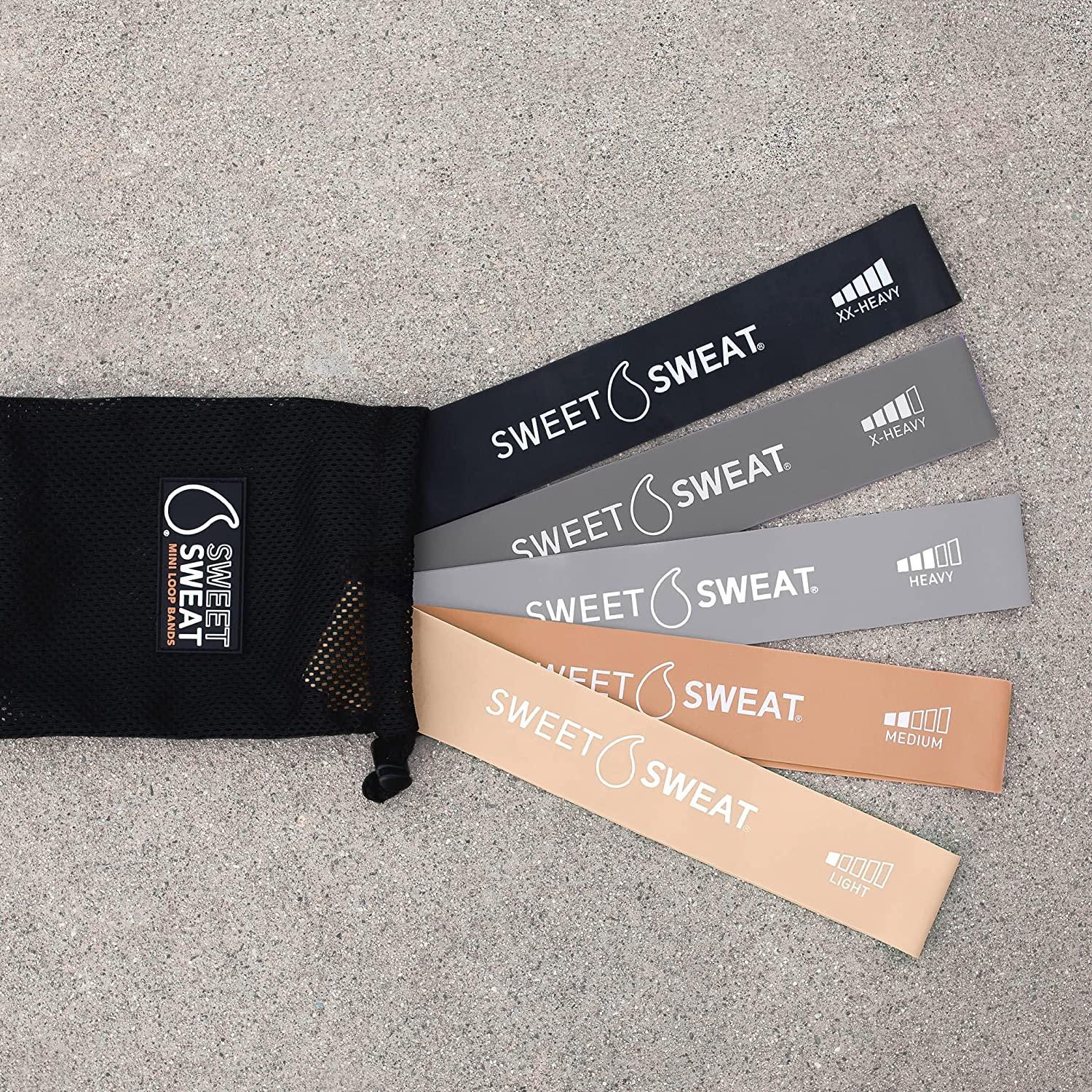 Buy Sports Research Sweet Sweat Mini Loop Bands 5 Pack for Optimal Workouts