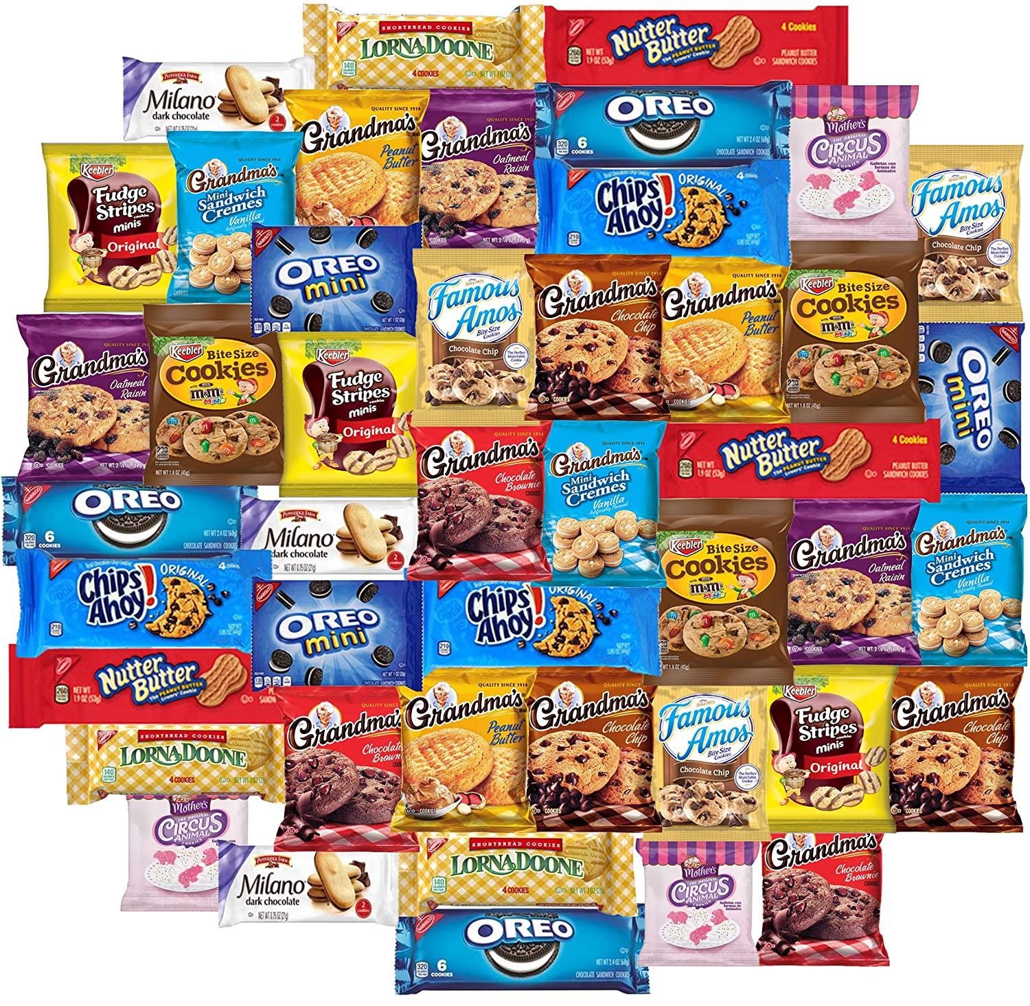 Individually Wrapped Cookies Variety Pack Bulk Assortment Care