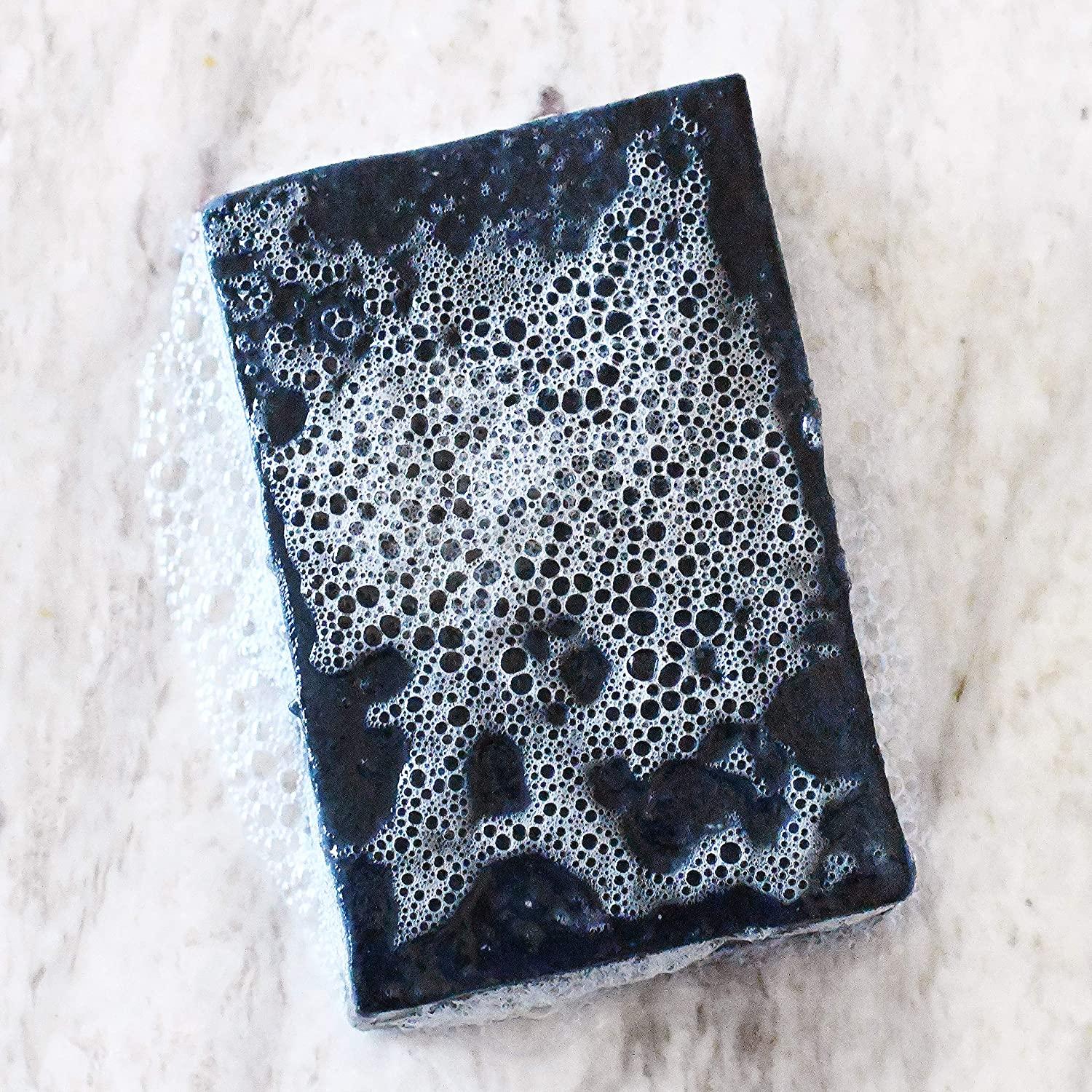 Rustic Maka Activated Charcoal + Clay Natural Soap Bar, DETOX + CLEANSE