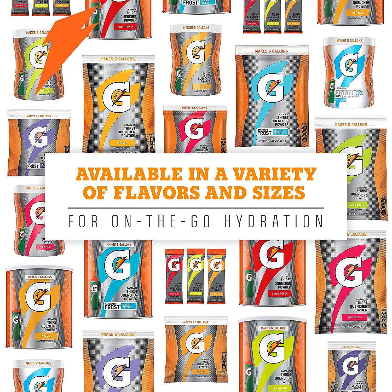 Gatorade Thirst Quencher Powder Sticks 30 Pack 3 Flavor Variety Pack