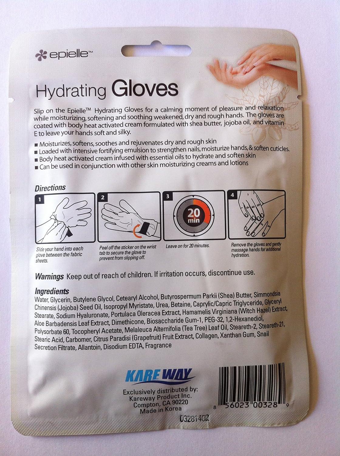 Epielle Hydrating Gloves Shea Butter + Jojoba Oil + Vitamin E