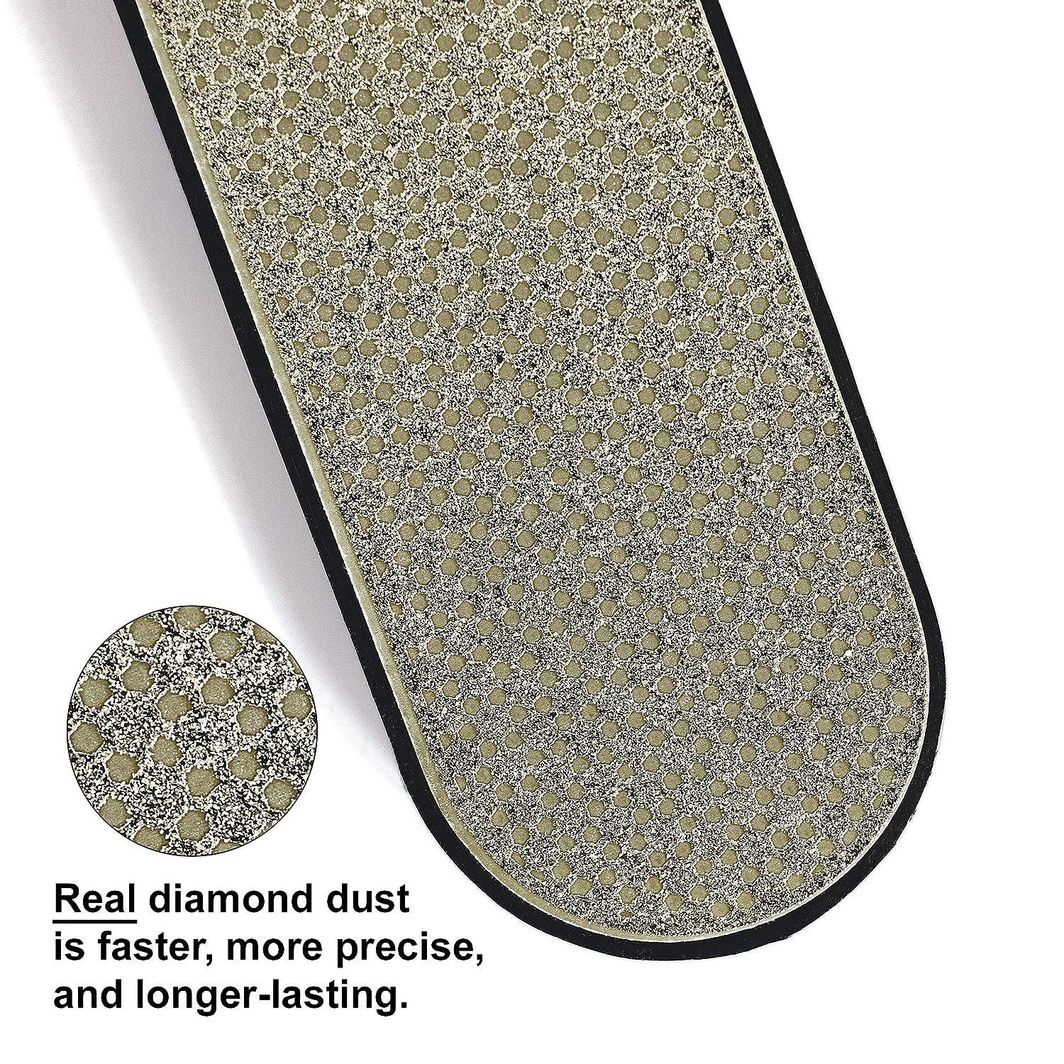 Caswell-Massey Diamond Nail File & Buffer - Professional Grade Polished ...
