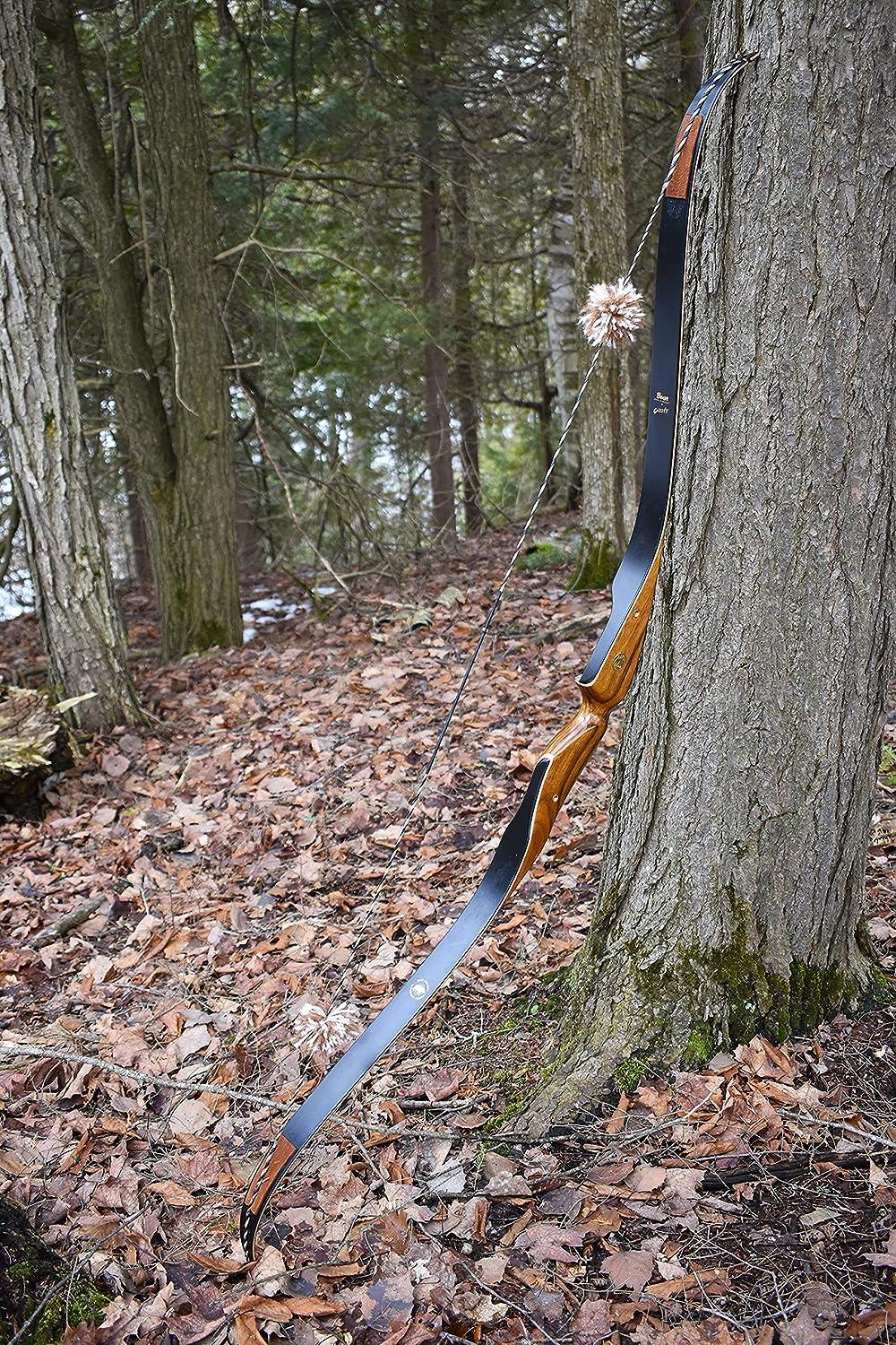 Standing Wolf Alpaca Wool Bow String Silencers Traditional Style