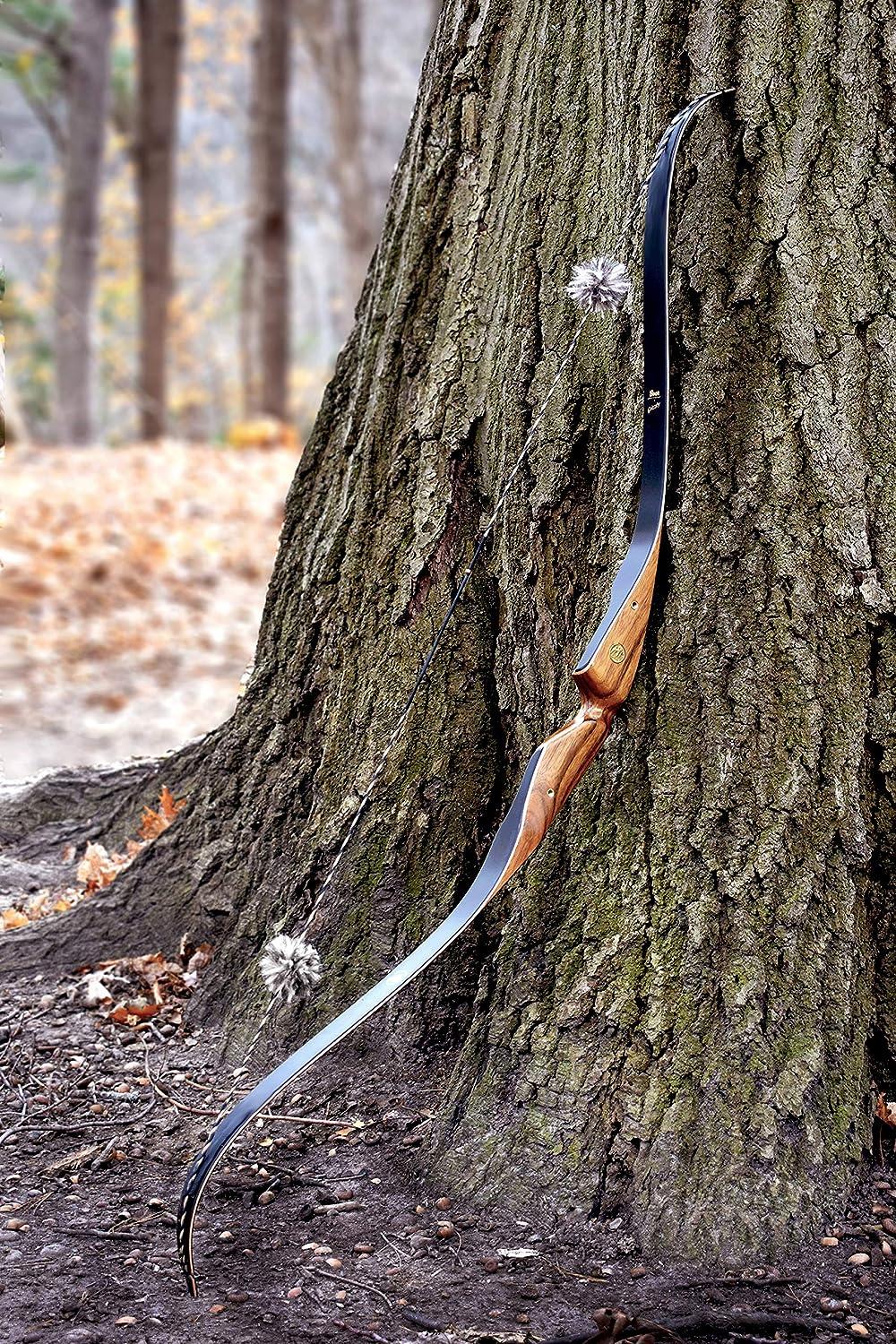 Standing Wolf Navajo Wool Bow String Silencers Traditional Archery Recurve Dampeners (1 Pair)