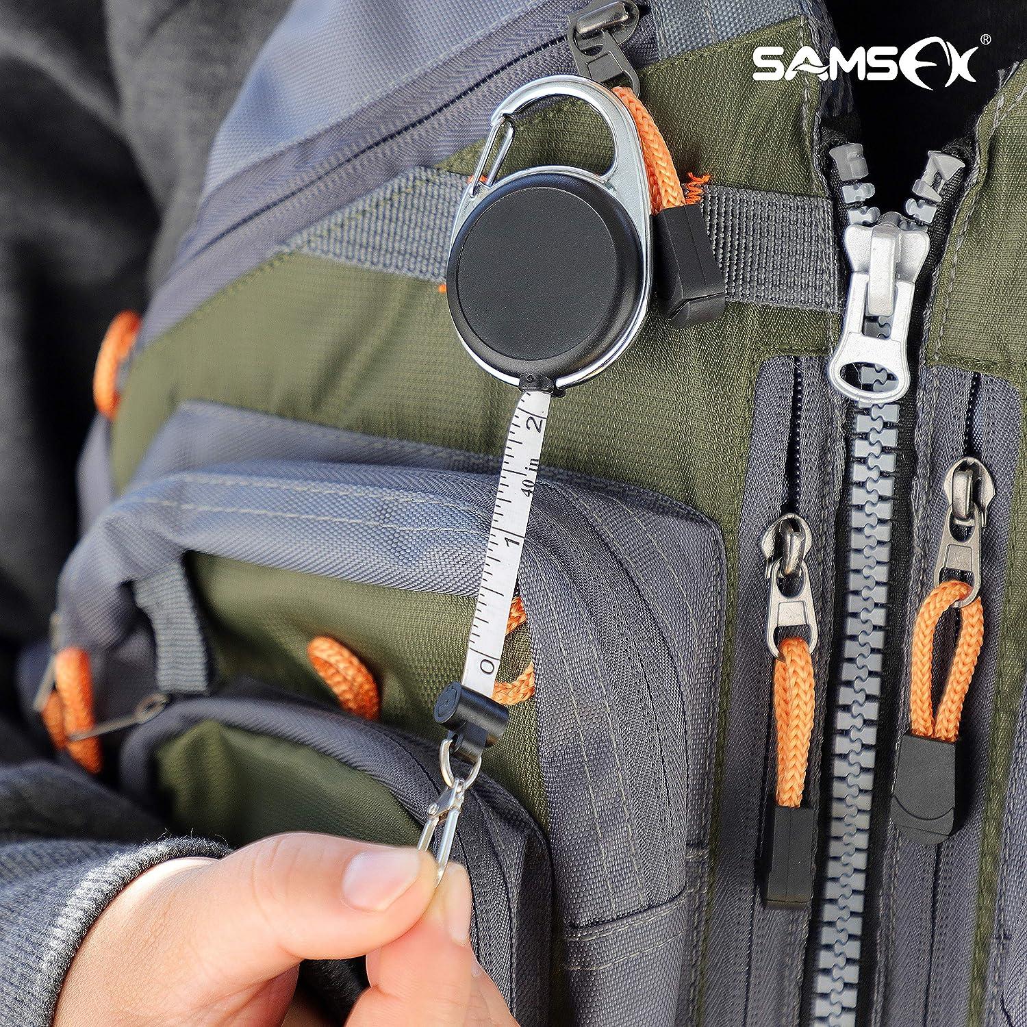 SAMSFX Tape Measure Retractor Fly Fishing Zinger Retractors